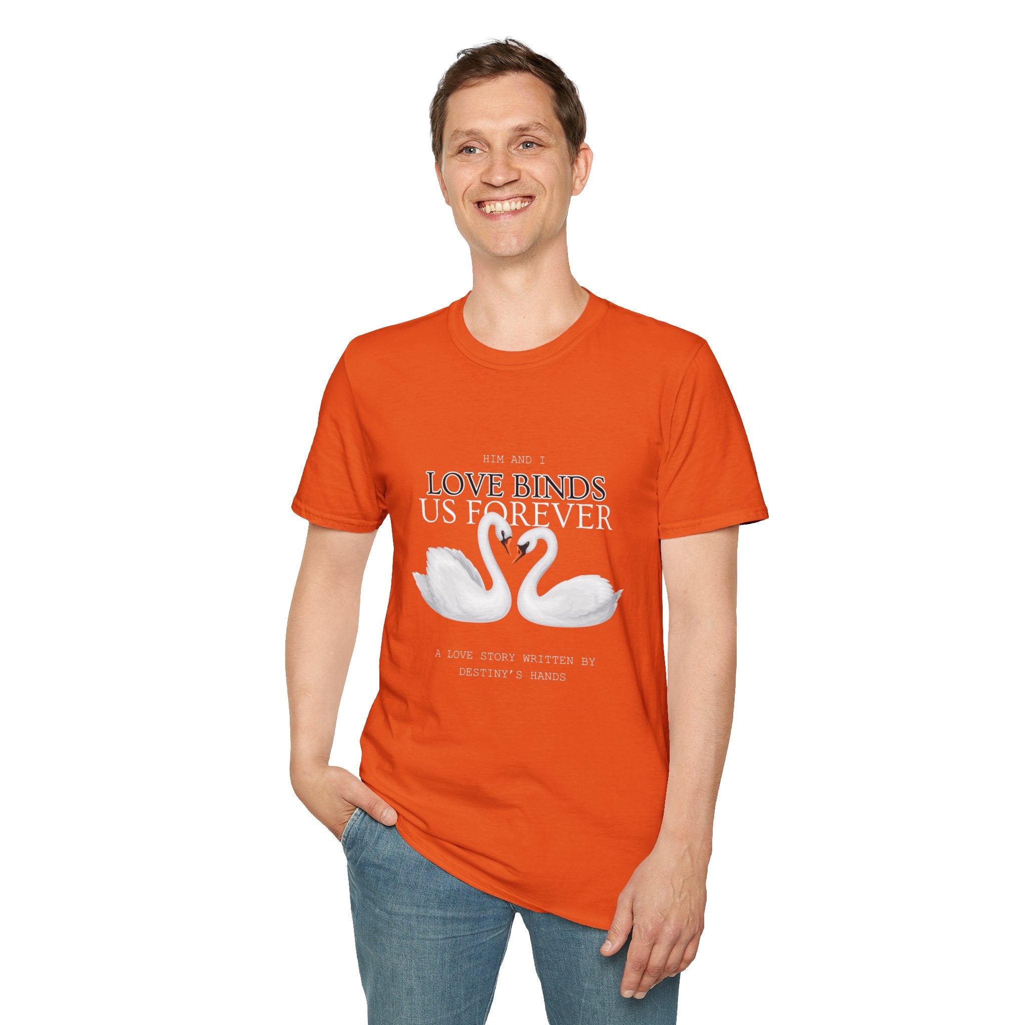 Romantic Swan Love T-Shirt | Perfect Gift for Couples