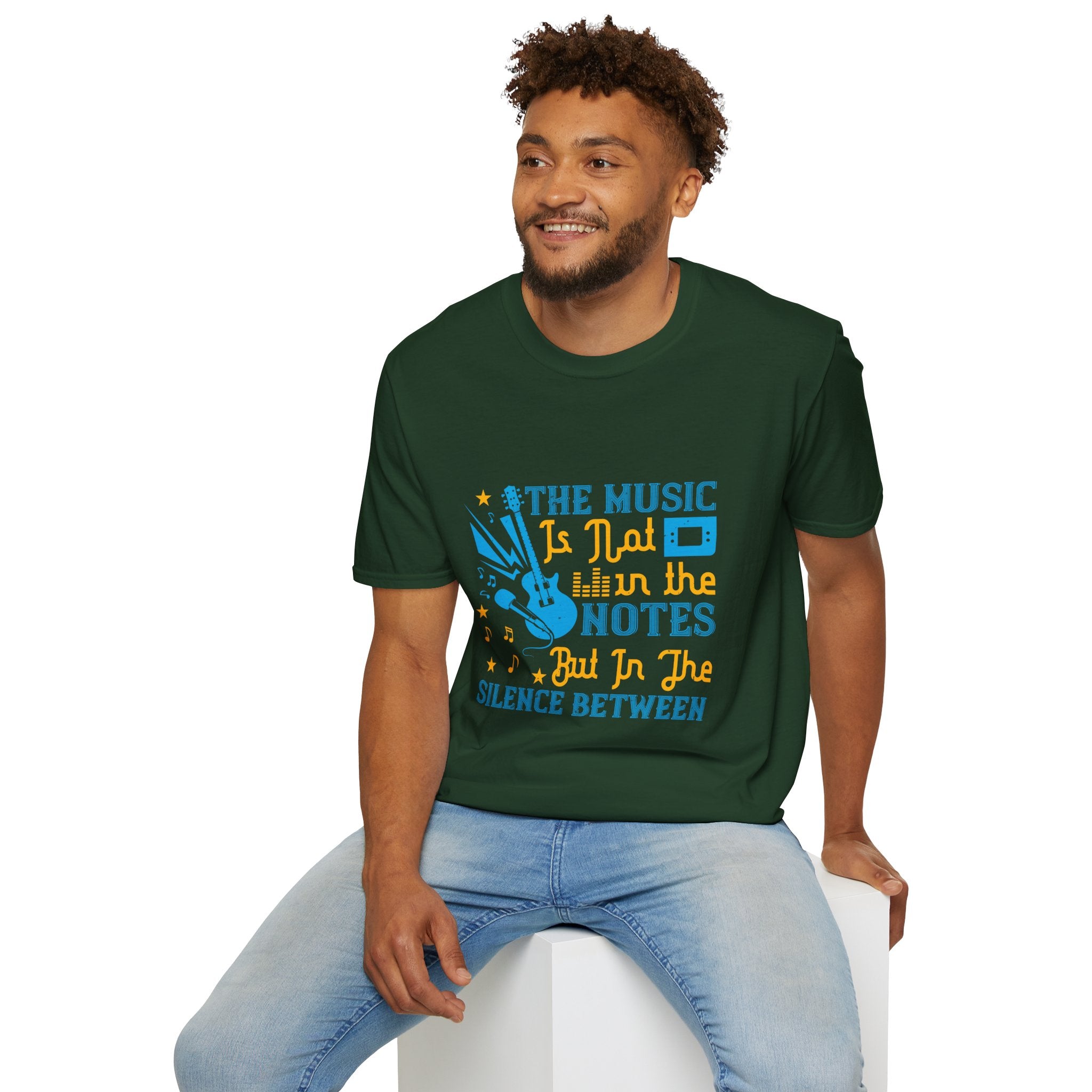 Musical Quotes T-Shirt, Relaxed Vibe Music Lover Tee