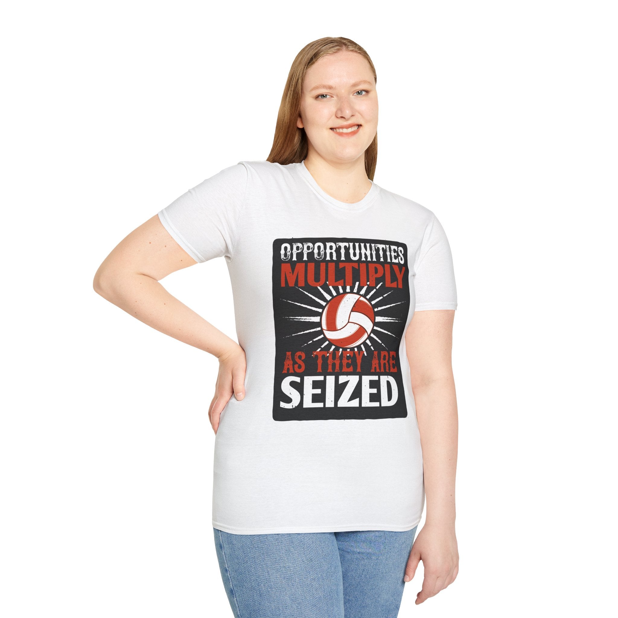 Motivational Volleyball T-Shirt, Sports Gift, Team Spirit Tee, Volleyball Fan