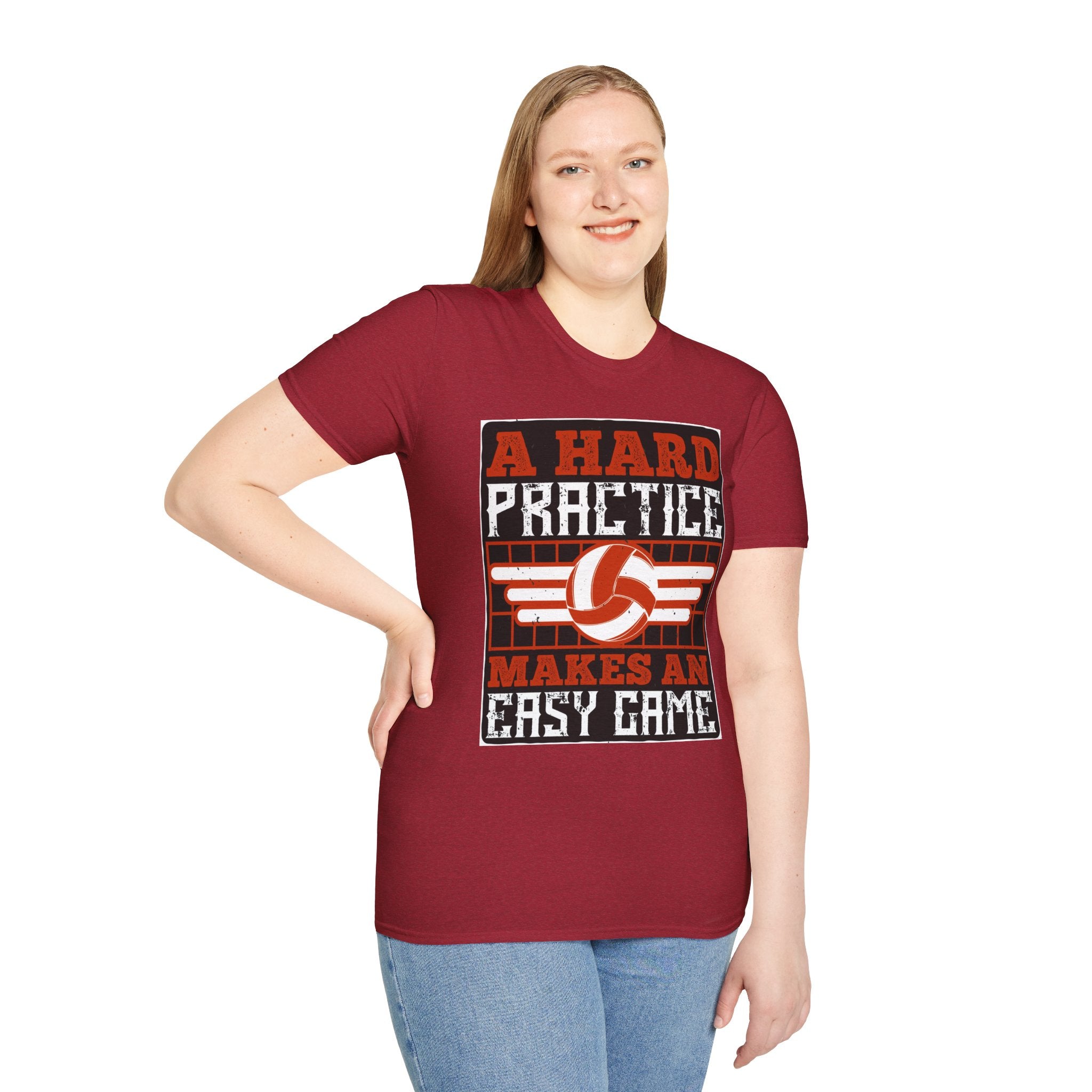 Volleyball Practice Humor Tee | Unisex Softstyle T-Shirt, Sports Shirt