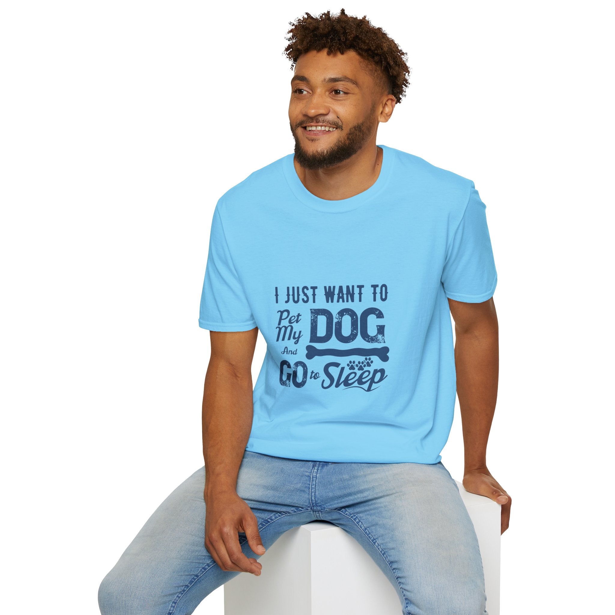 Funny Dog Lover Unisex T-Shirt, Pet Lover Gift, Cute Dog T-Shirt, Dog Mom, Dog Dad Apparel, Animal Lover Shirt
