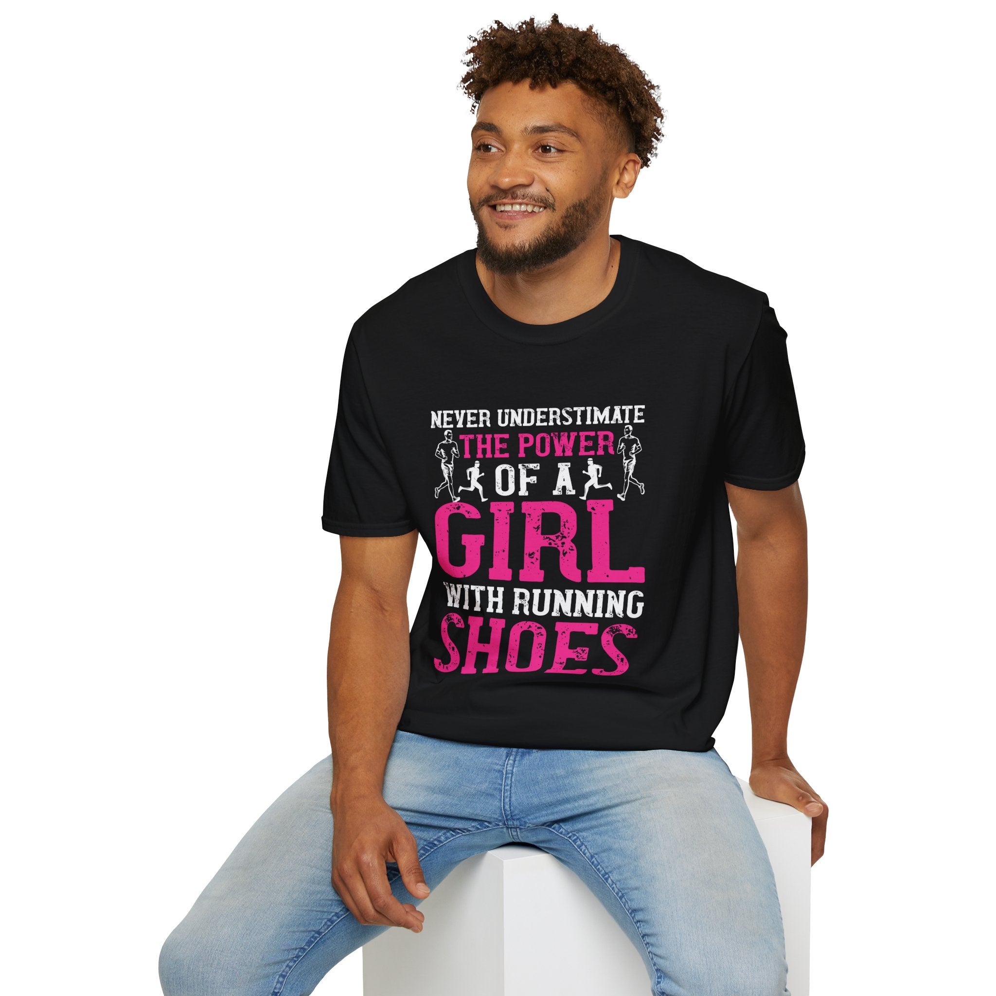 Empowering Running T-Shirt, Motivational Tee, Fitness Apparel