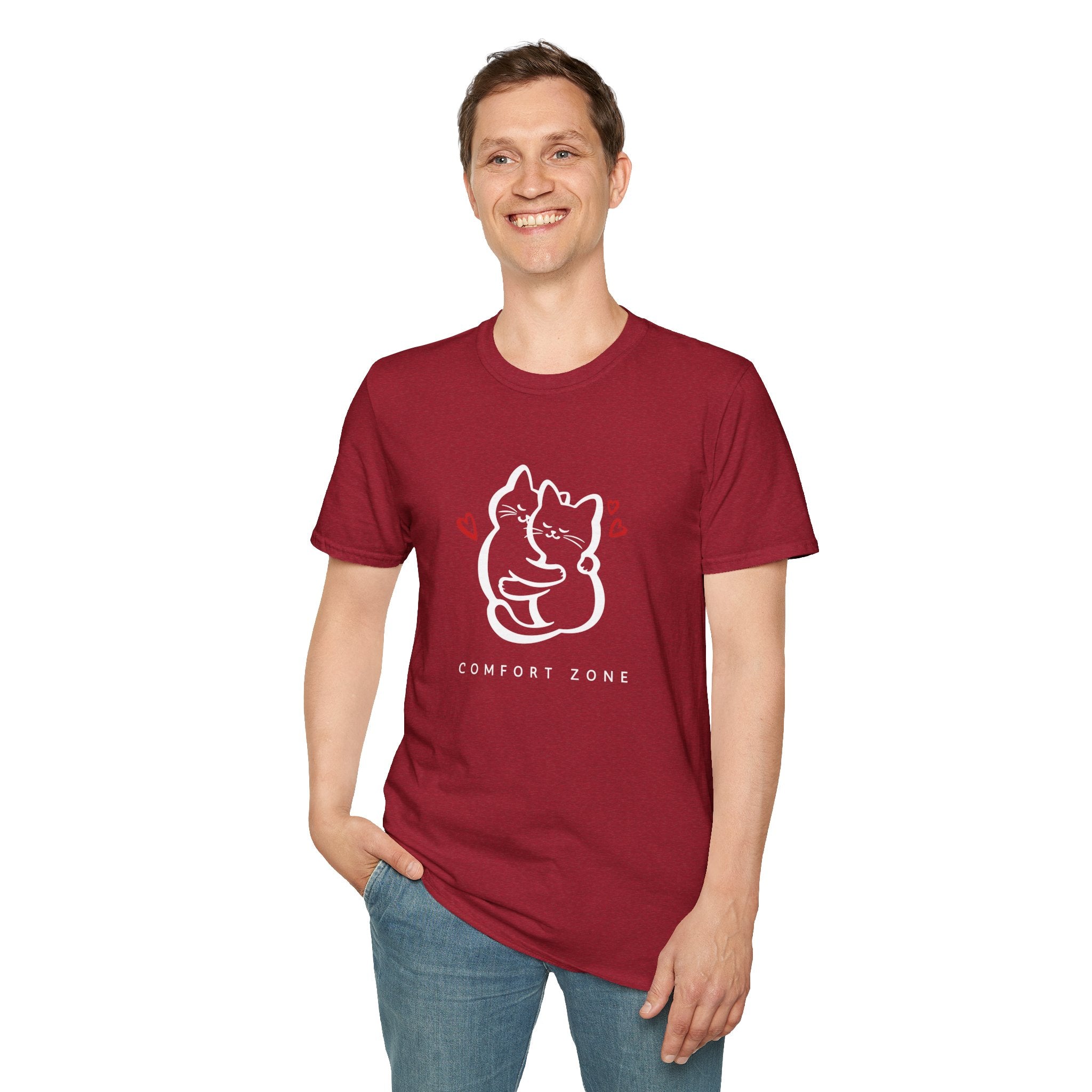 Cozy Cat Lovers T-Shirt, Comfortable Tee for Pet Owners