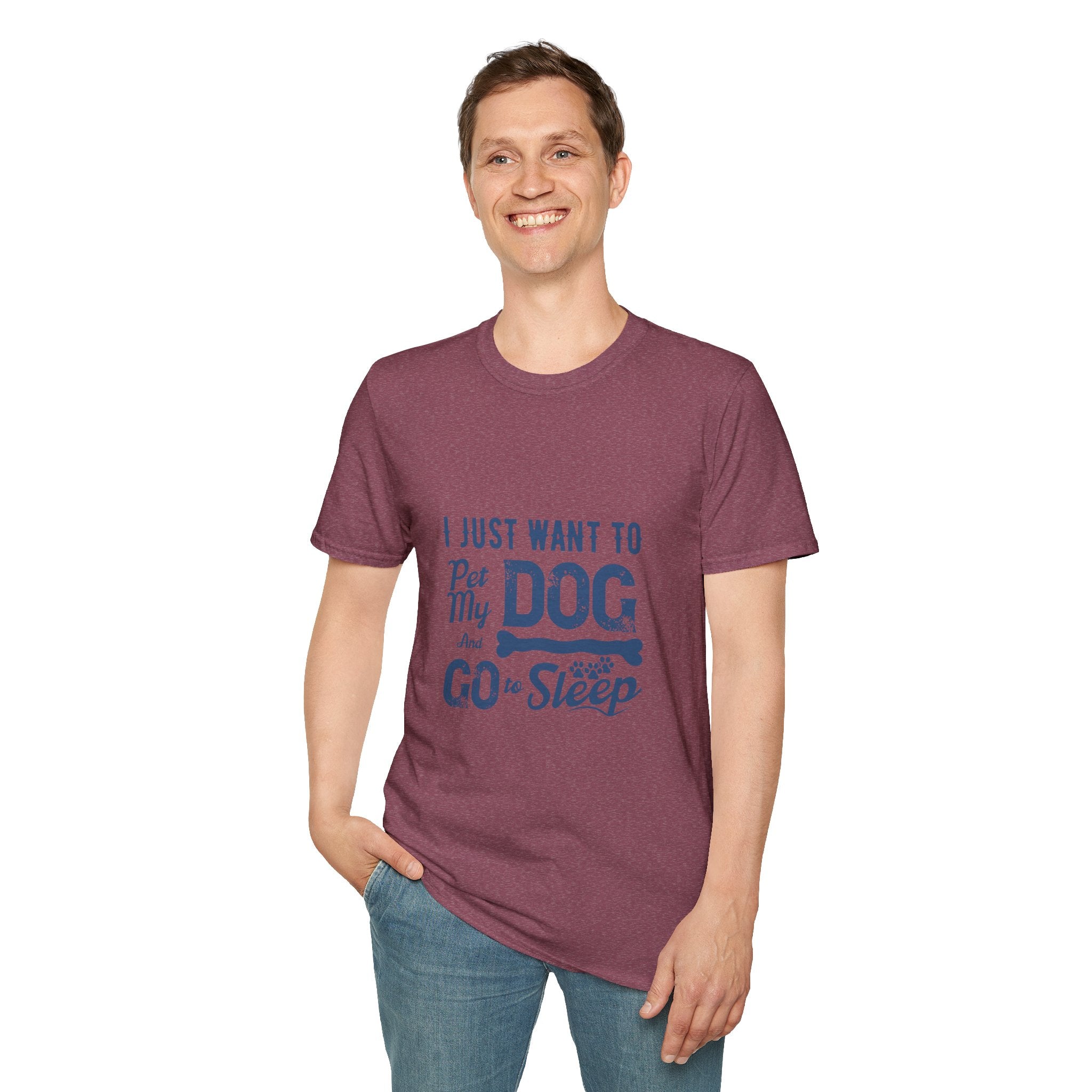 Funny Dog Lover Unisex T-Shirt, Pet Lover Gift, Cute Dog T-Shirt, Dog Mom, Dog Dad Apparel, Animal Lover Shirt