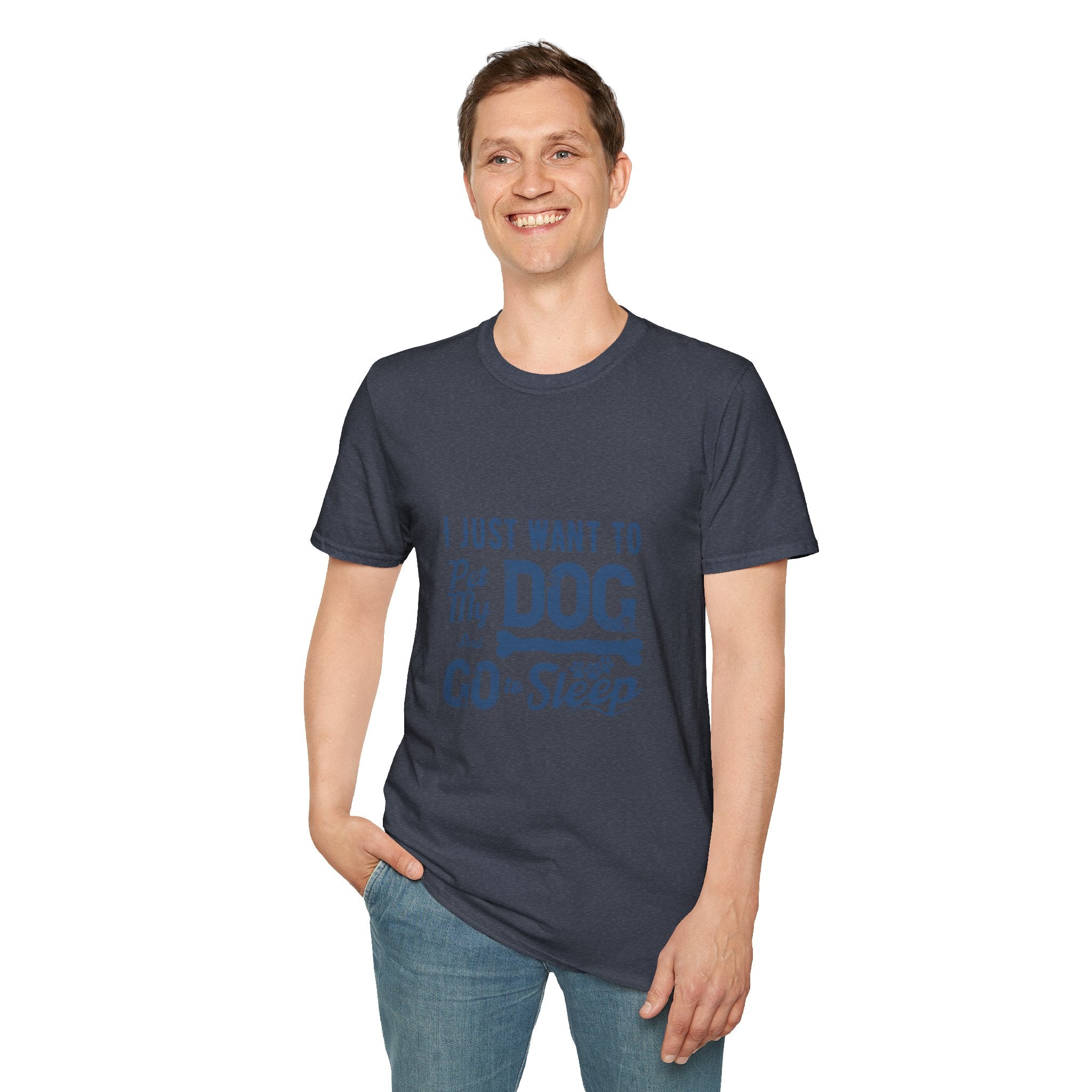 Funny Dog Lover Unisex T-Shirt, Pet Lover Gift, Cute Dog T-Shirt, Dog Mom, Dog Dad Apparel, Animal Lover Shirt
