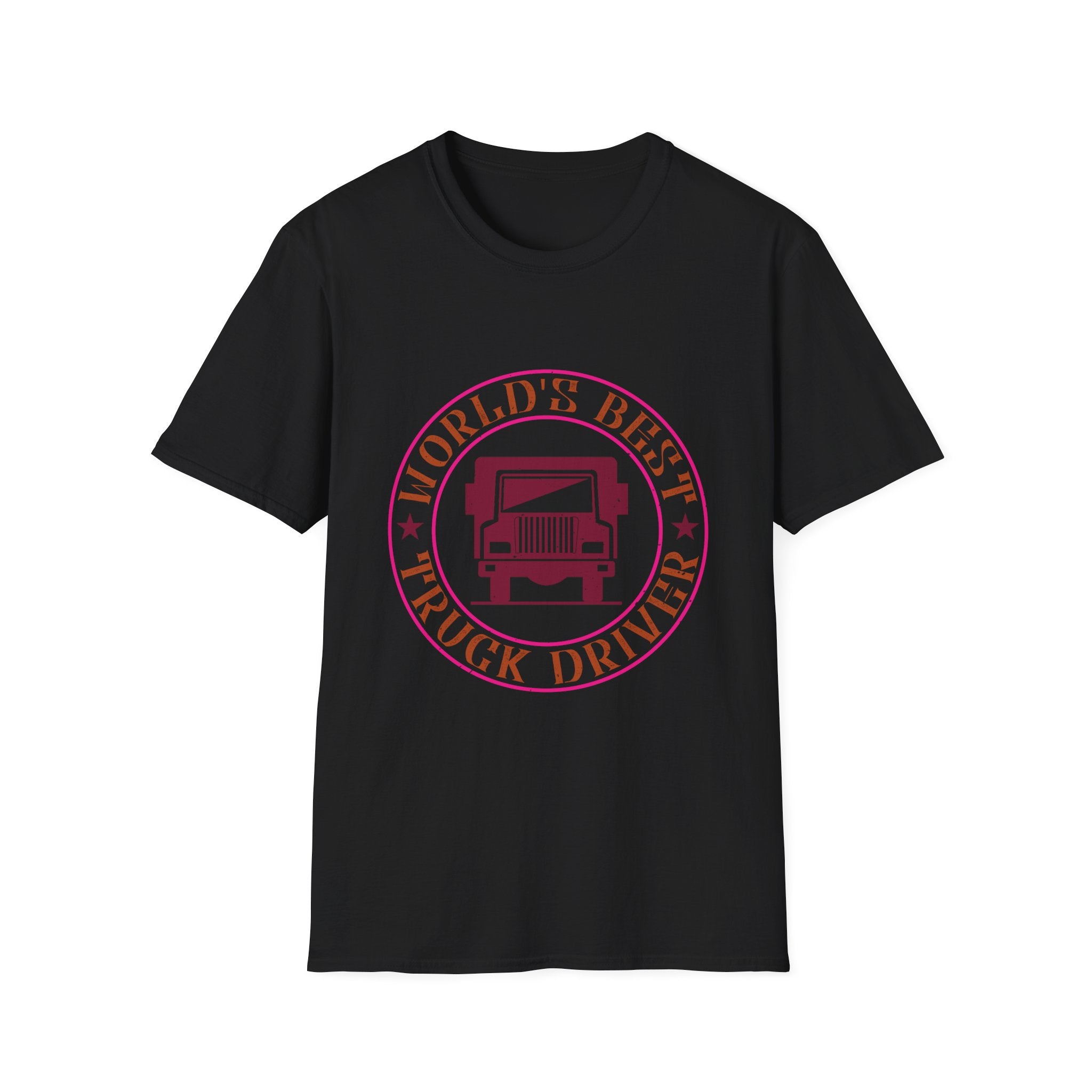 World's Best Truck Driver Unisex Softstyle T-Shirt | Gift for Dad