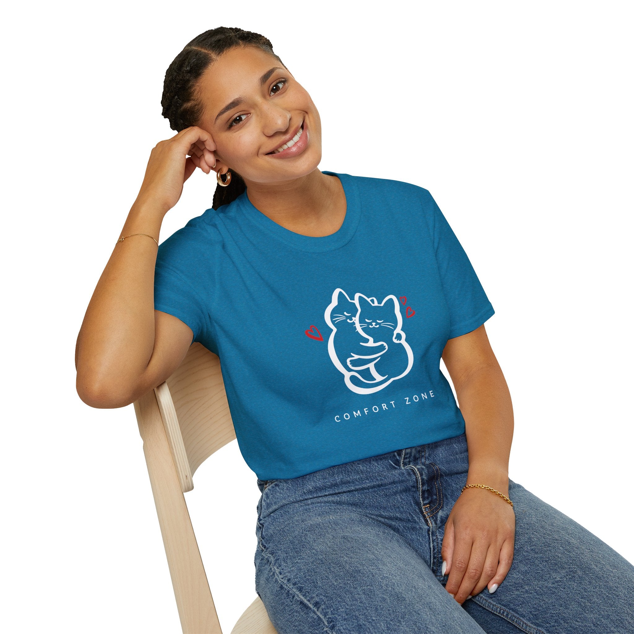 Cozy Cat Lovers T-Shirt, Comfortable Tee for Pet Owners