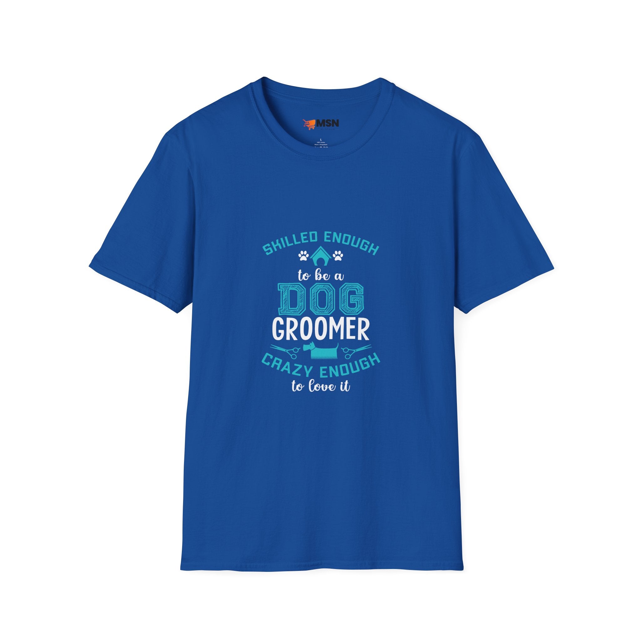 Skilled Enough Dog Groomer T-Shirt, Funny Pet Grooming Tee, Unisex Graphic Tee, Dog Lover Gift, Birthday or Holiday Apparel