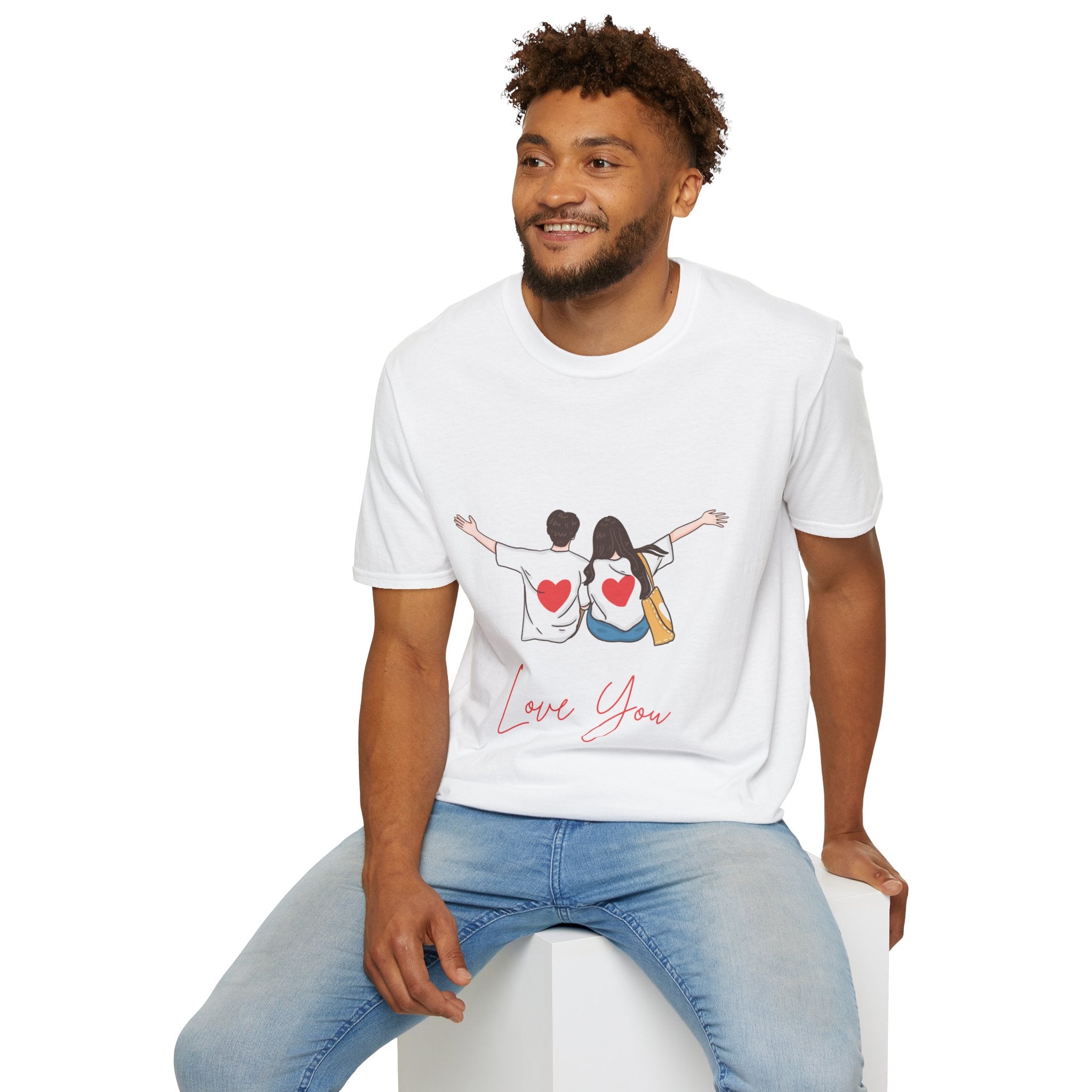 Love You Couple T-Shirt, Romantic Gift, Valentine’s Day Tee