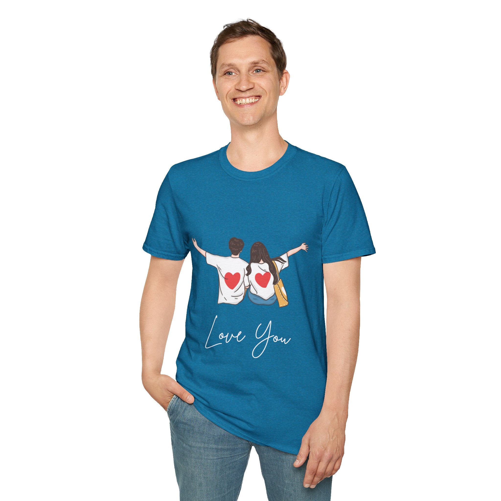 Love You Couple T-Shirt, Romantic Gift, Valentine’s Day Tee