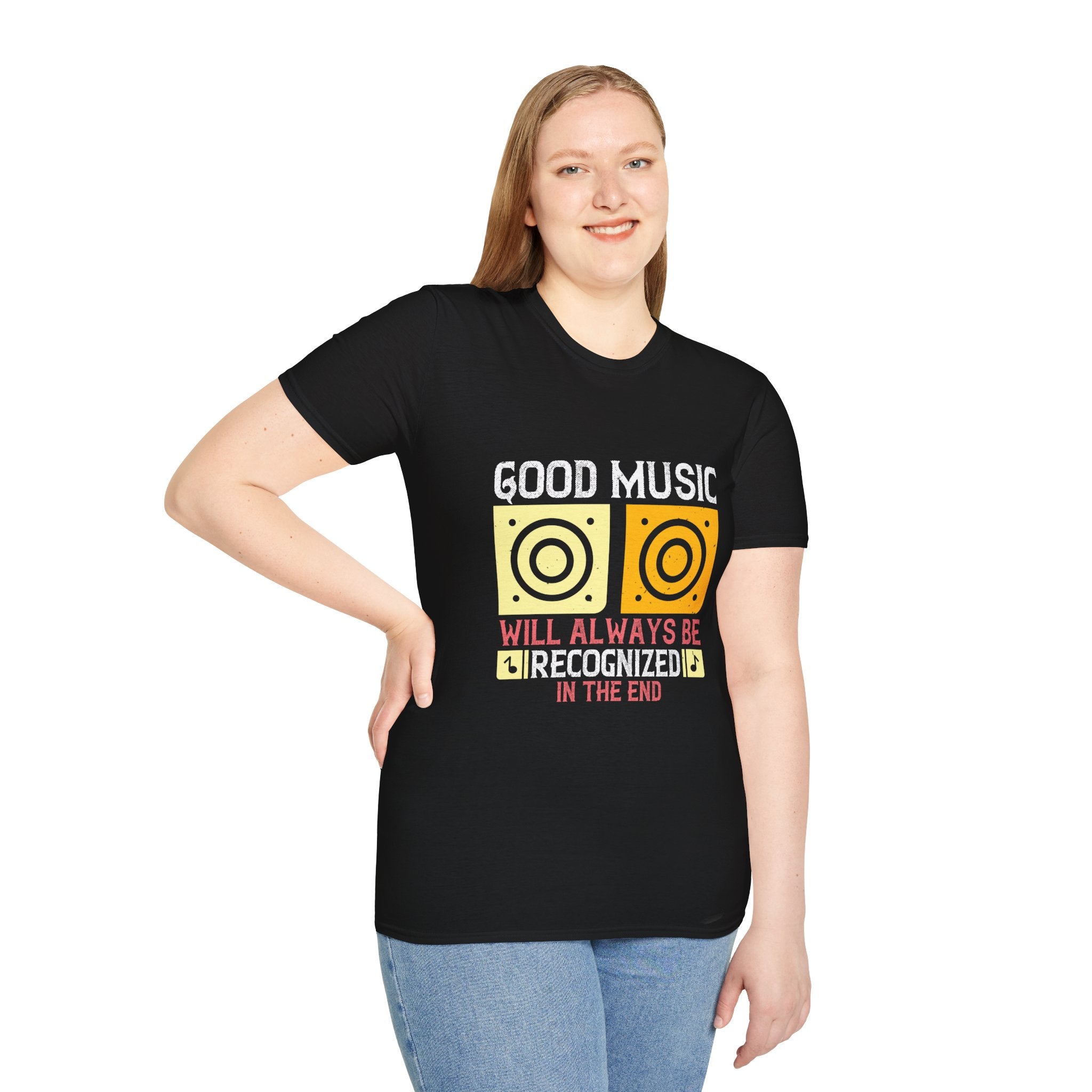 Good Music Unisex Softstyle T-Shirt | Retro Music Lover Tee