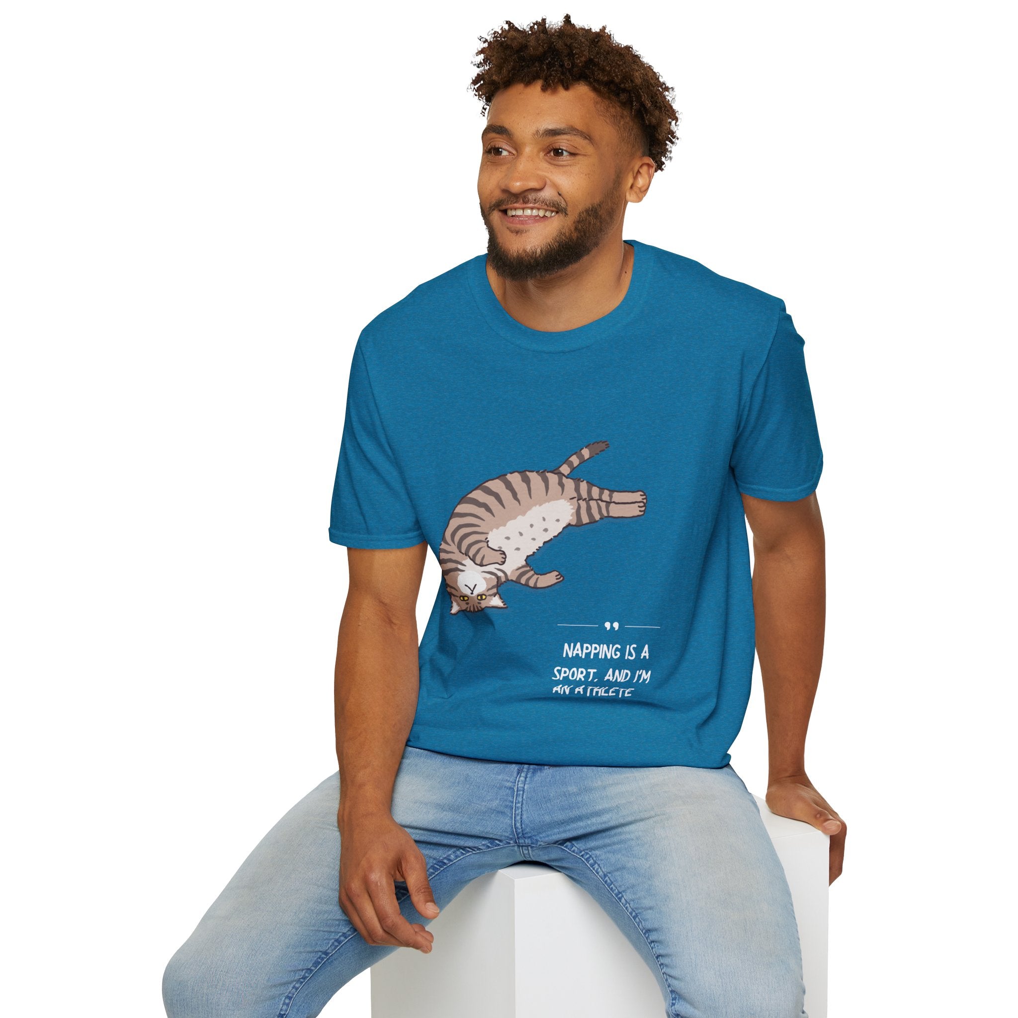 Cat Nap T-Shirt, Funny Cat Lover Gift, Unisex Tee