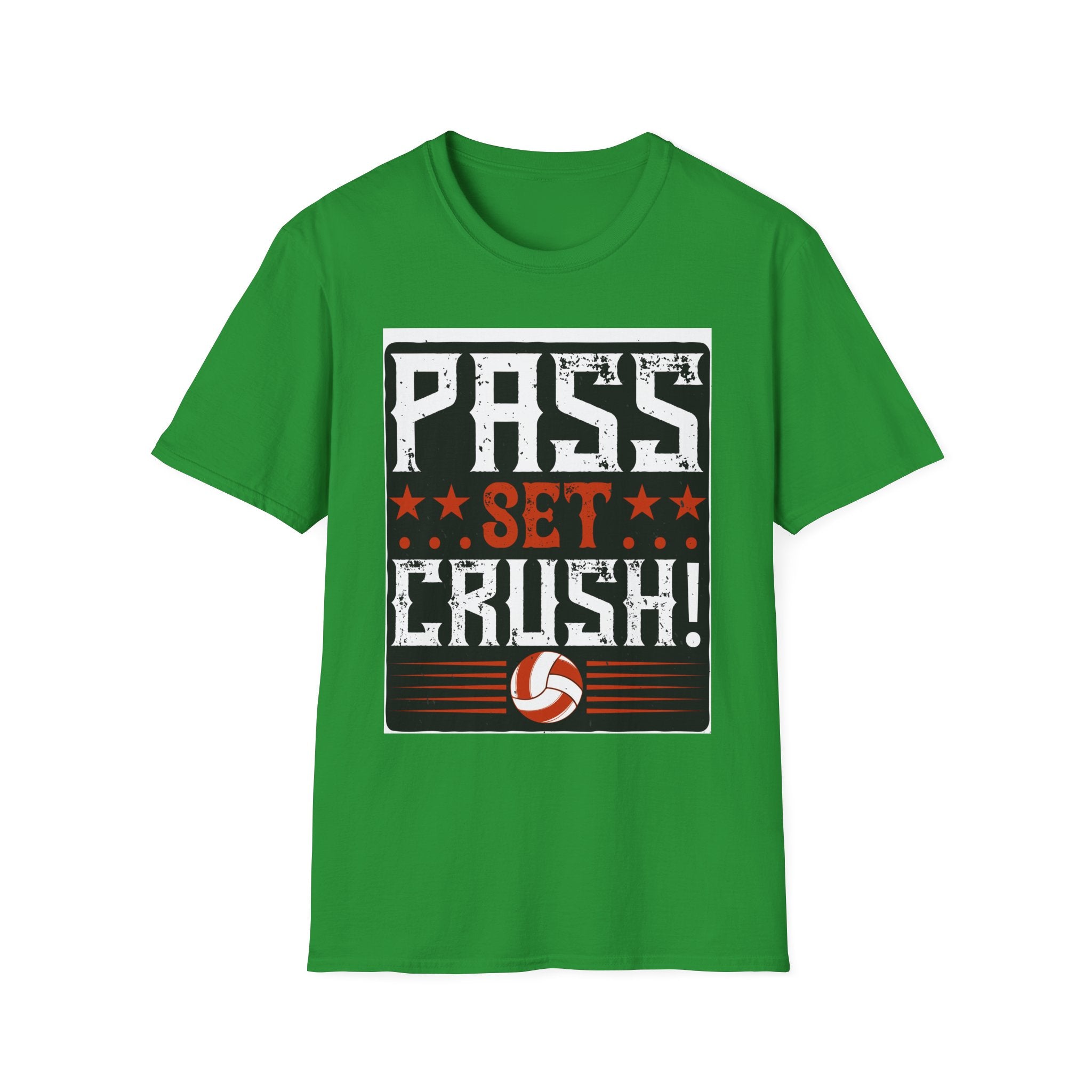 Volleyball Passion T-Shirt | Pass Set Crush! | Sports Tee