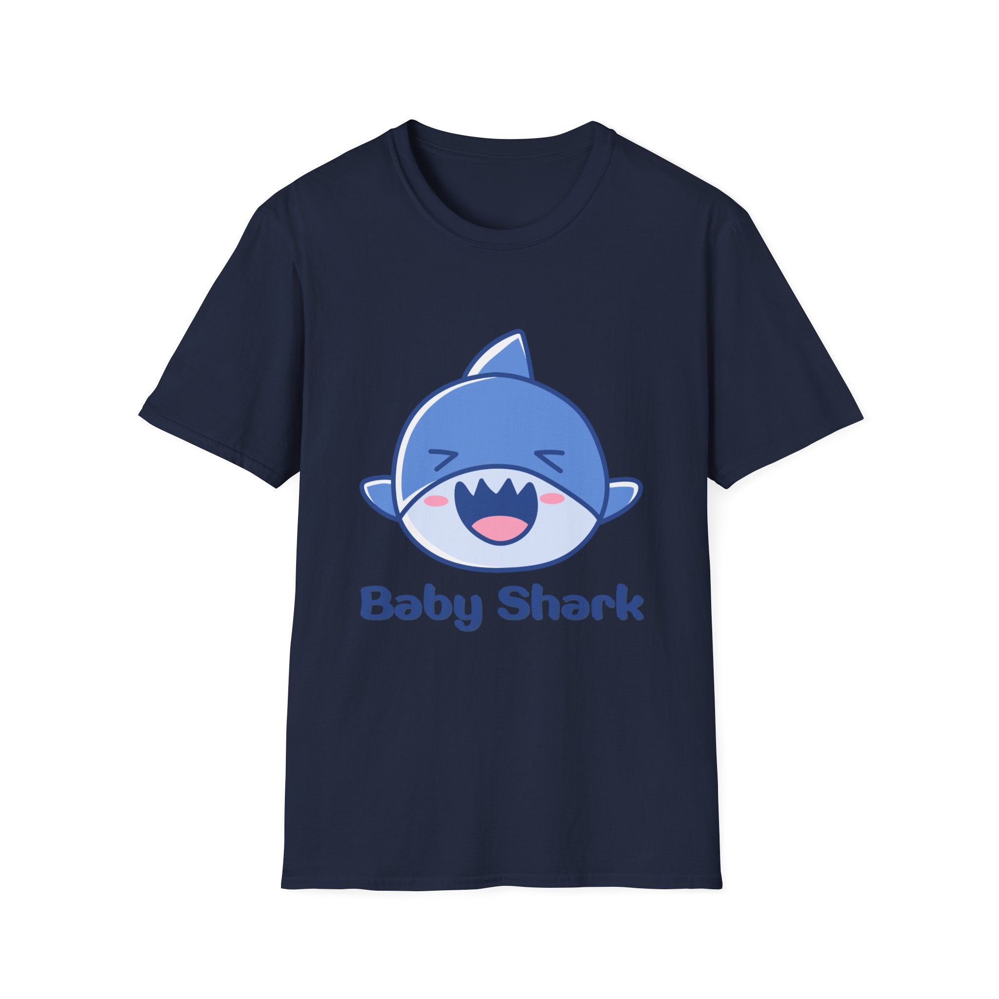 Baby Shark Softstyle T-Shirt, Fun Kids Tee, Cute Baby Shark Shirt
