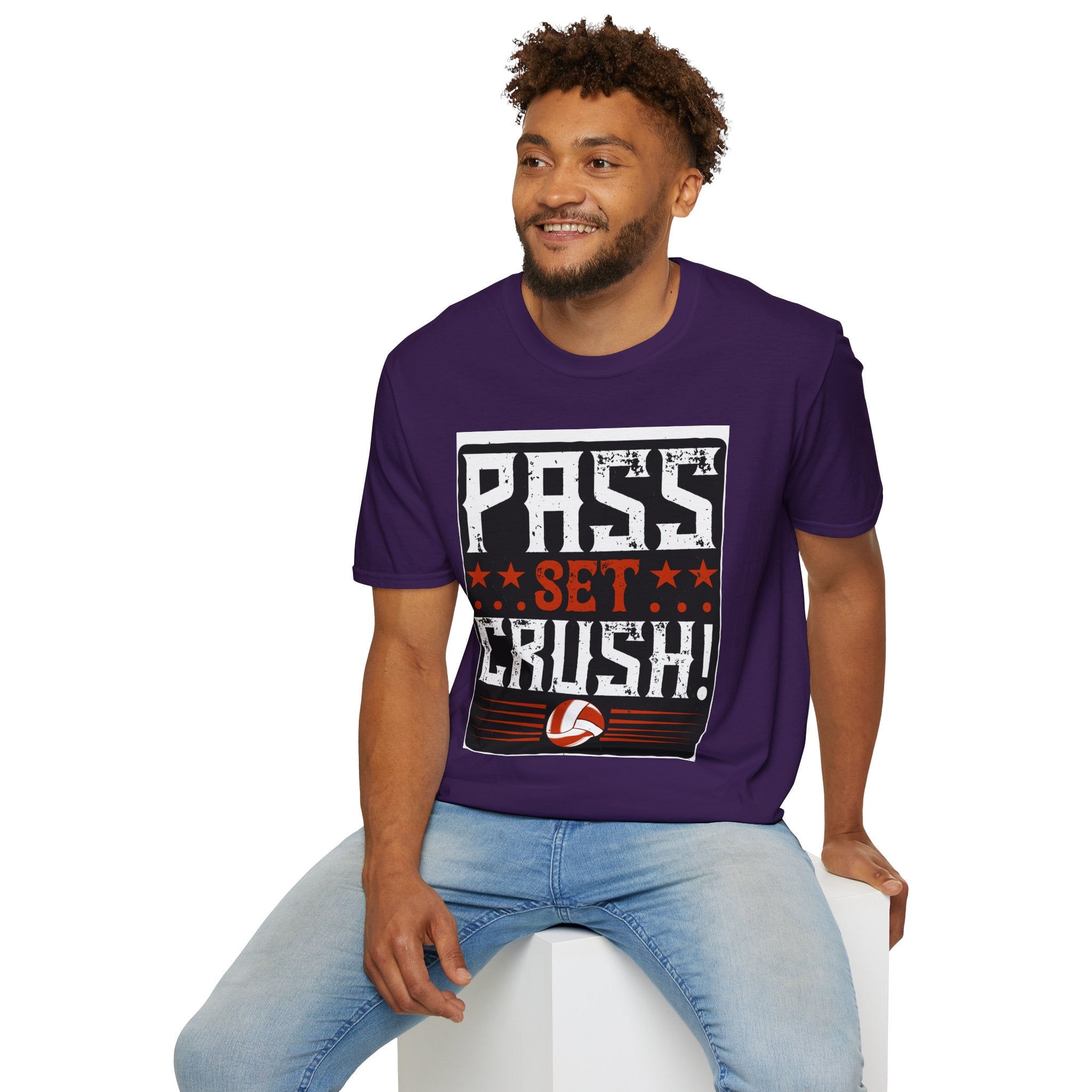 Volleyball Passion T-Shirt | Pass Set Crush! | Sports Tee