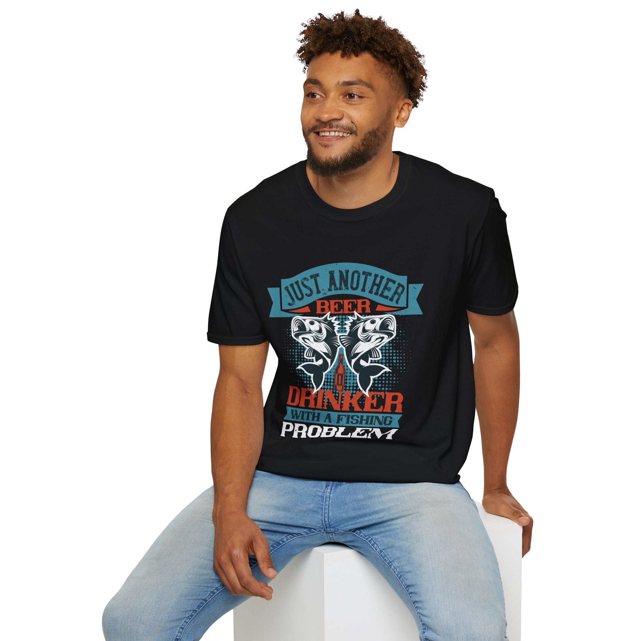 Just Another Beer Drinker Fishing T-Shirt, Unisex Graphic Tee