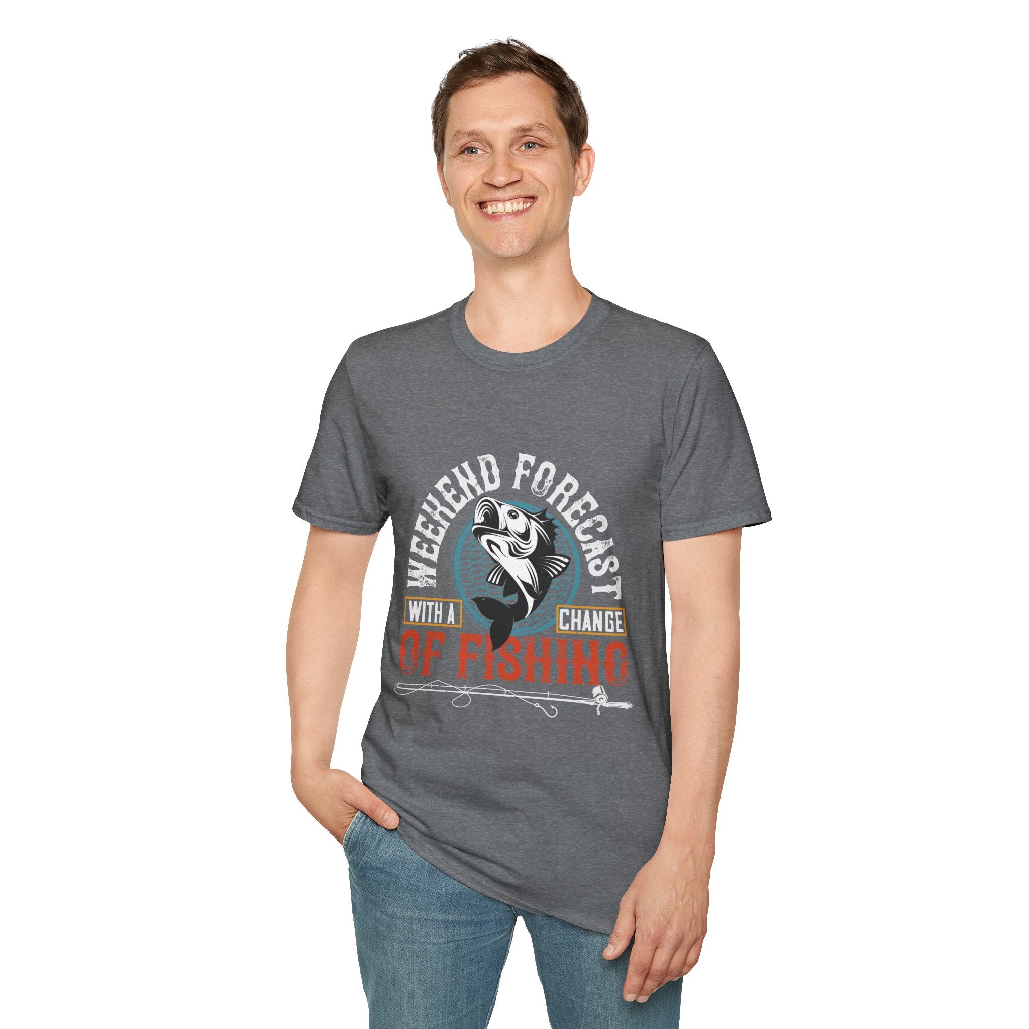 Weekend Fishing Forecast Unisex T-Shirt, Fishing Shirt