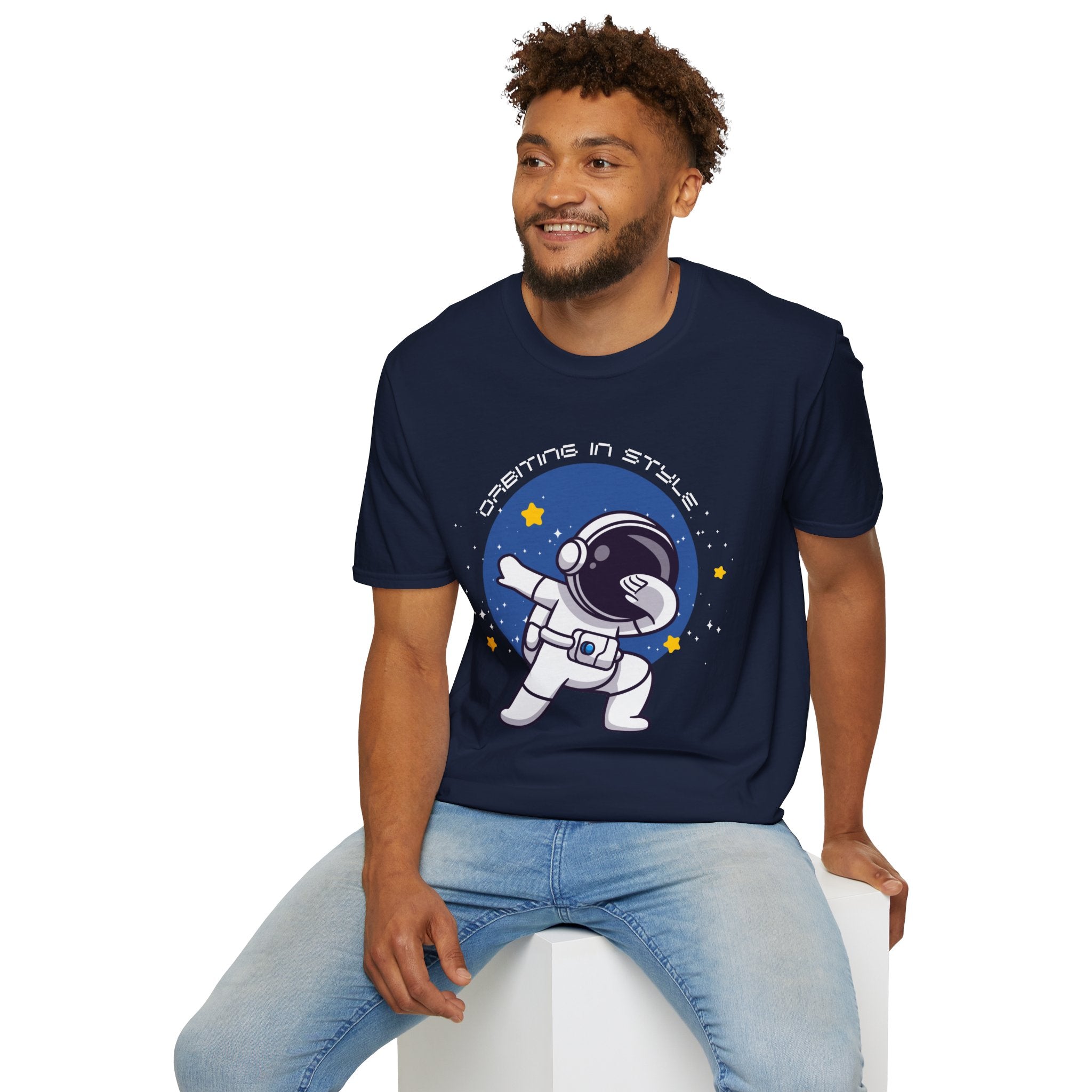 Astronaut Graphic Unisex T-Shirt, Cool Space Tee