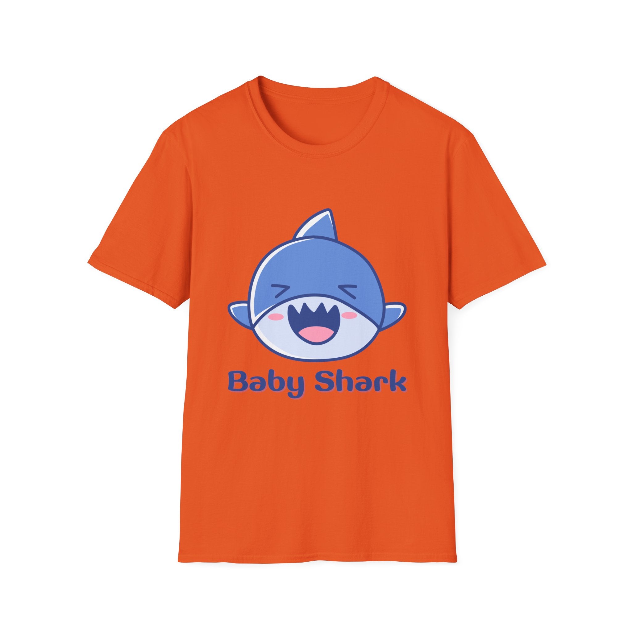 Baby Shark Softstyle T-Shirt, Fun Kids Tee, Cute Baby Shark Shirt