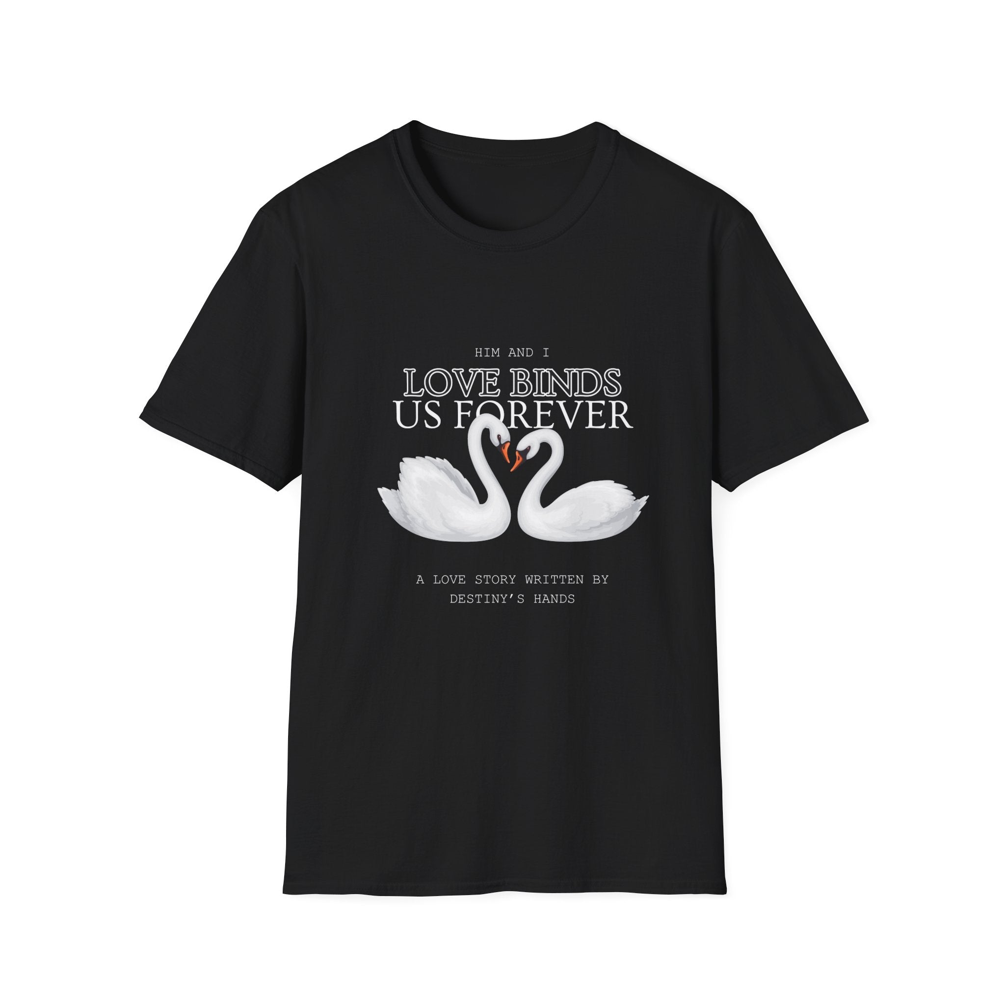 Romantic Swan Love T-Shirt | Perfect Gift for Couples