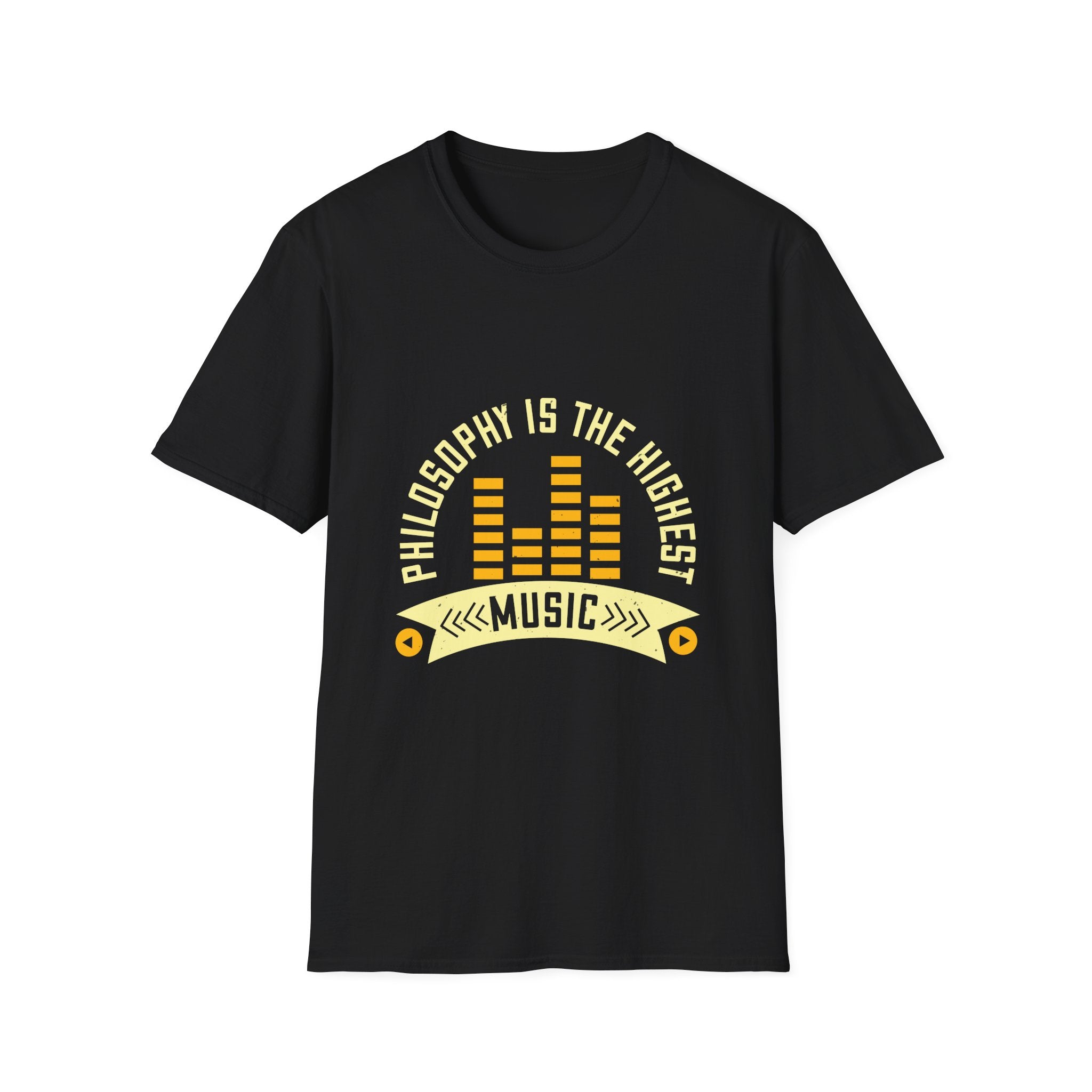Musical Philosophy T-Shirt - Unisex Softstyle Tee, Gift for Music Lovers
