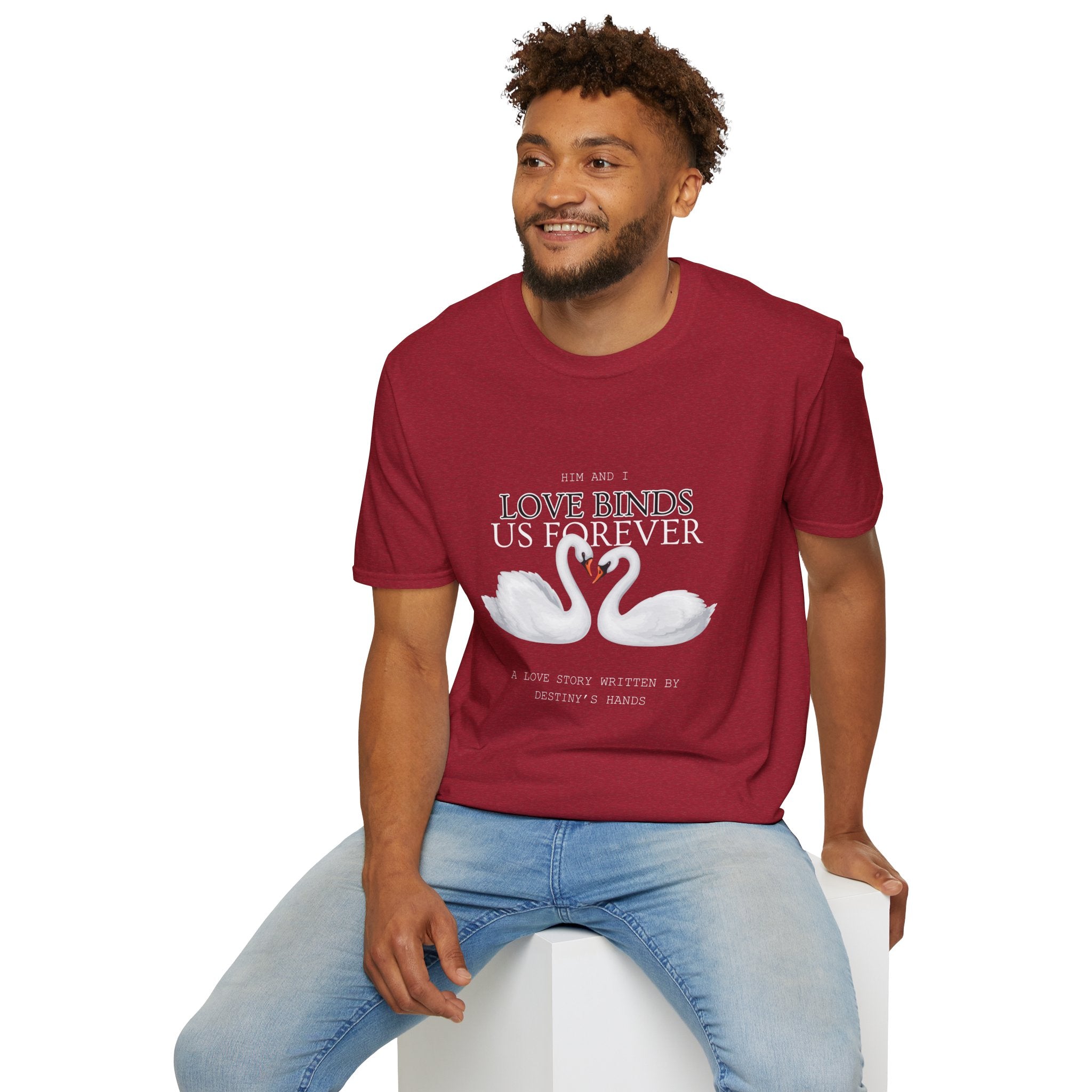 Romantic Swan Love T-Shirt | Perfect Gift for Couples