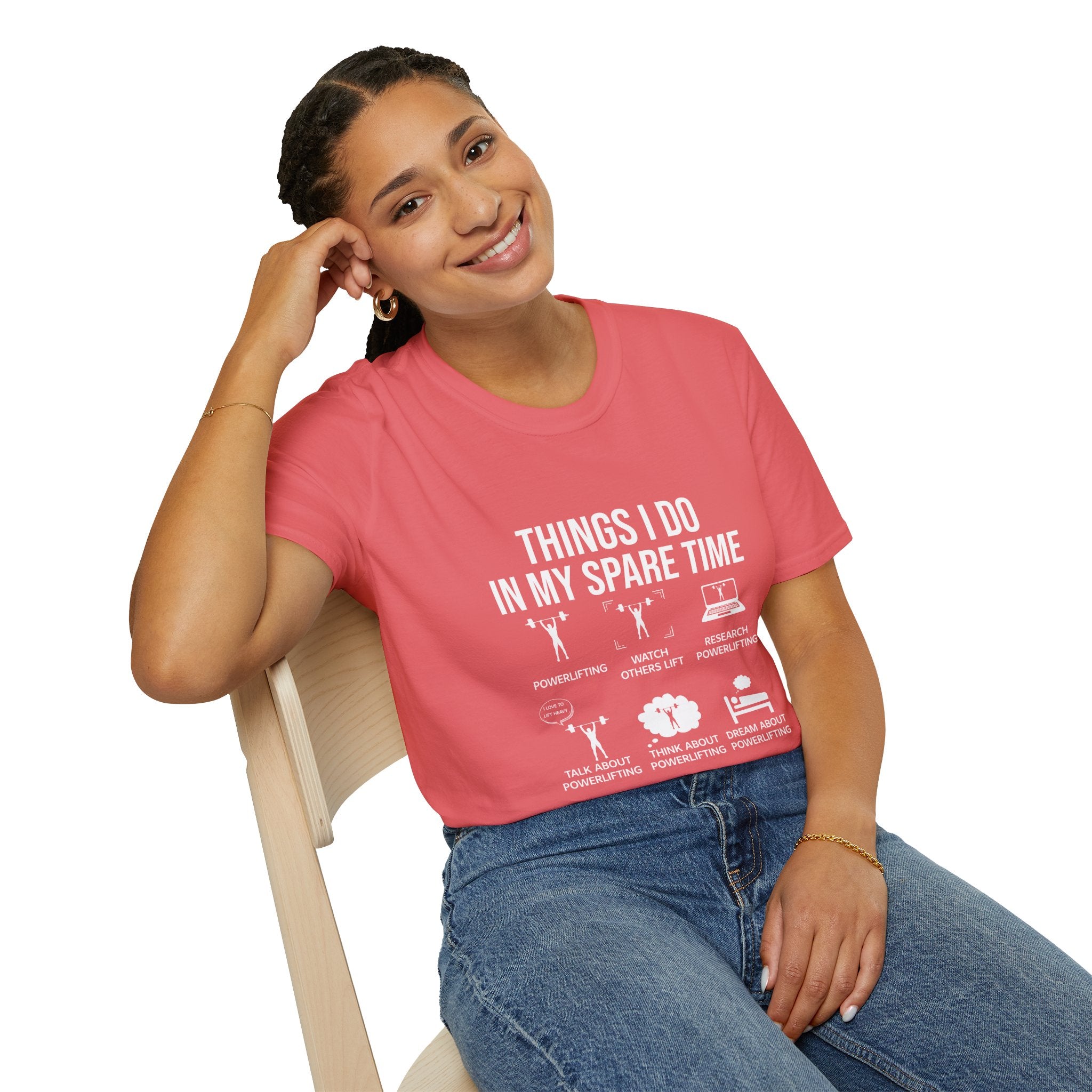 Funny Spare Time Activities T-Shirt, Leisurewear, Gift for Friends, Casual Humor Shirt, Relaxation Tee, Birthday Present