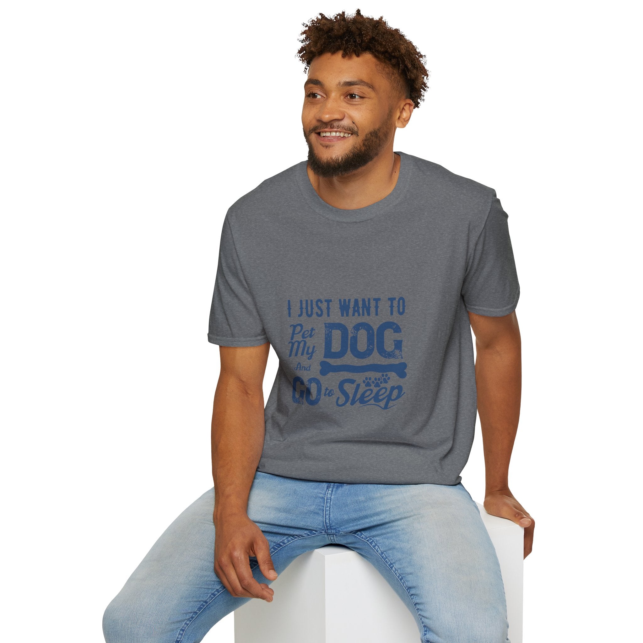 Funny Dog Lover Unisex T-Shirt, Pet Lover Gift, Cute Dog T-Shirt, Dog Mom, Dog Dad Apparel, Animal Lover Shirt