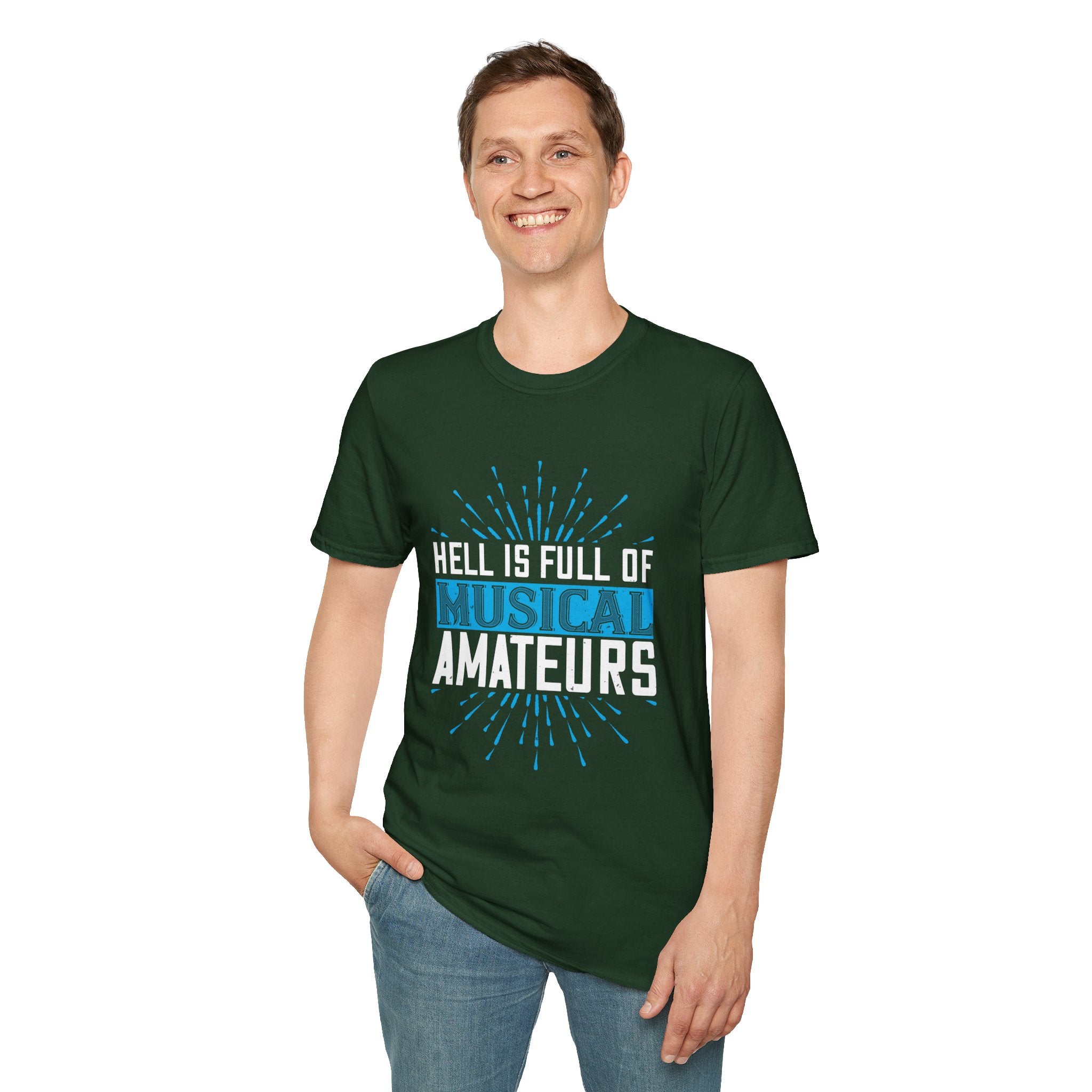 Musical Amateurs T-Shirt, Funny Music Lover Tee, Unisex Softstyle Shirt
