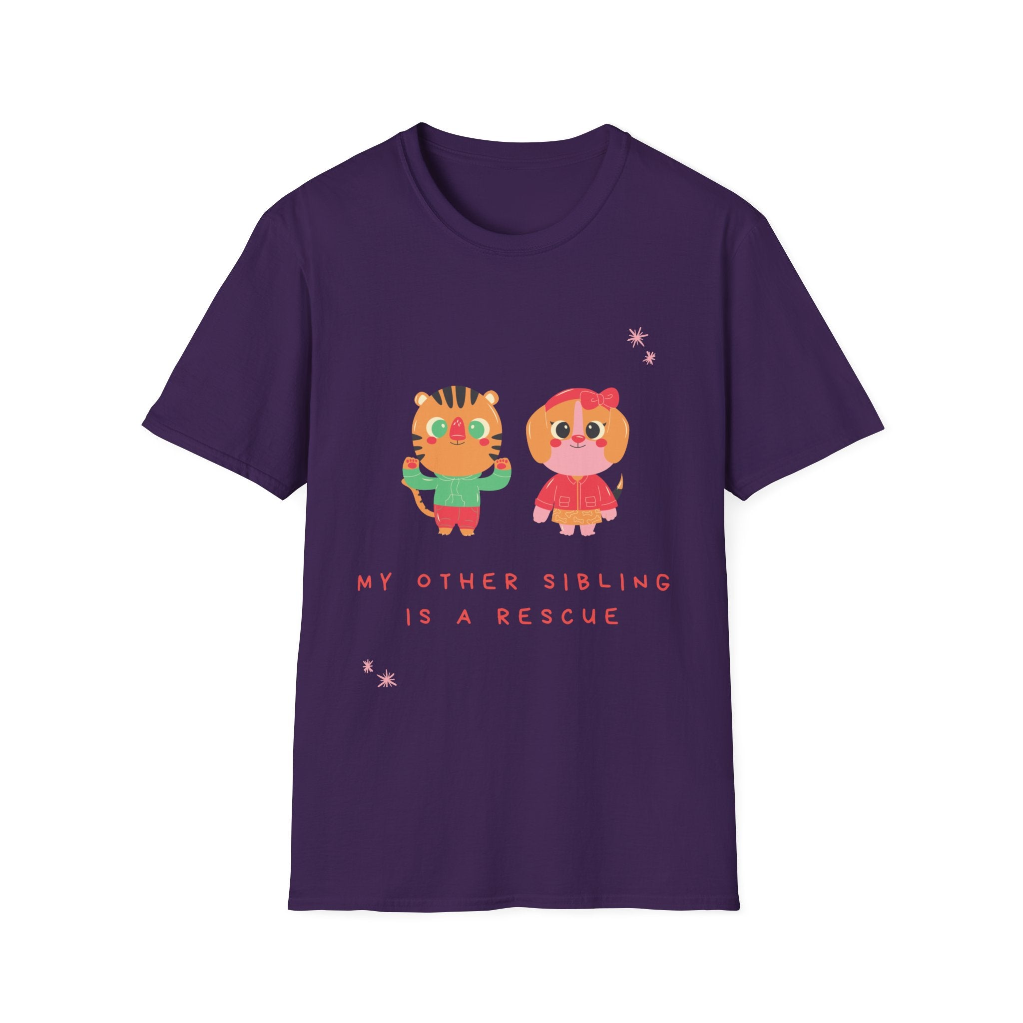 Cute Sibling Rescue T-Shirt, Animal Lovers Gift, Adoption Awareness Tee