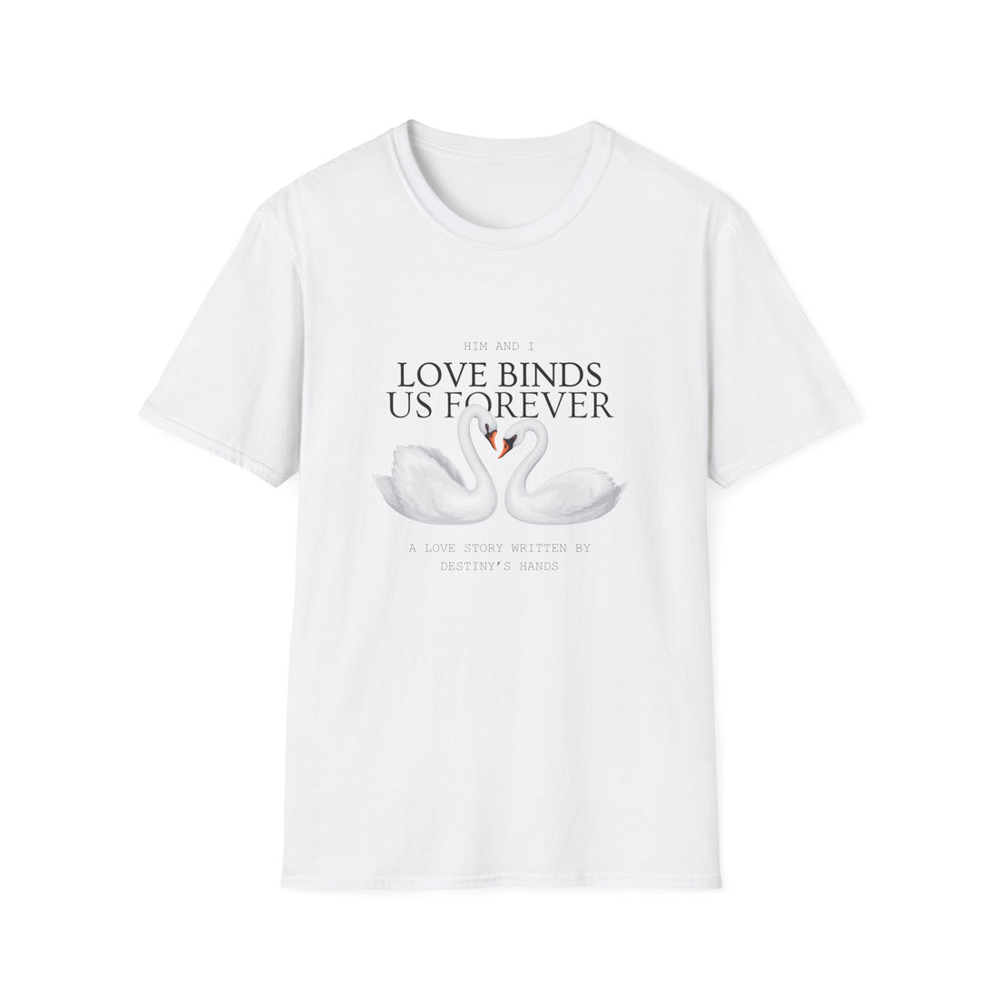 Romantic Swan Love T-Shirt | Perfect Gift for Couples