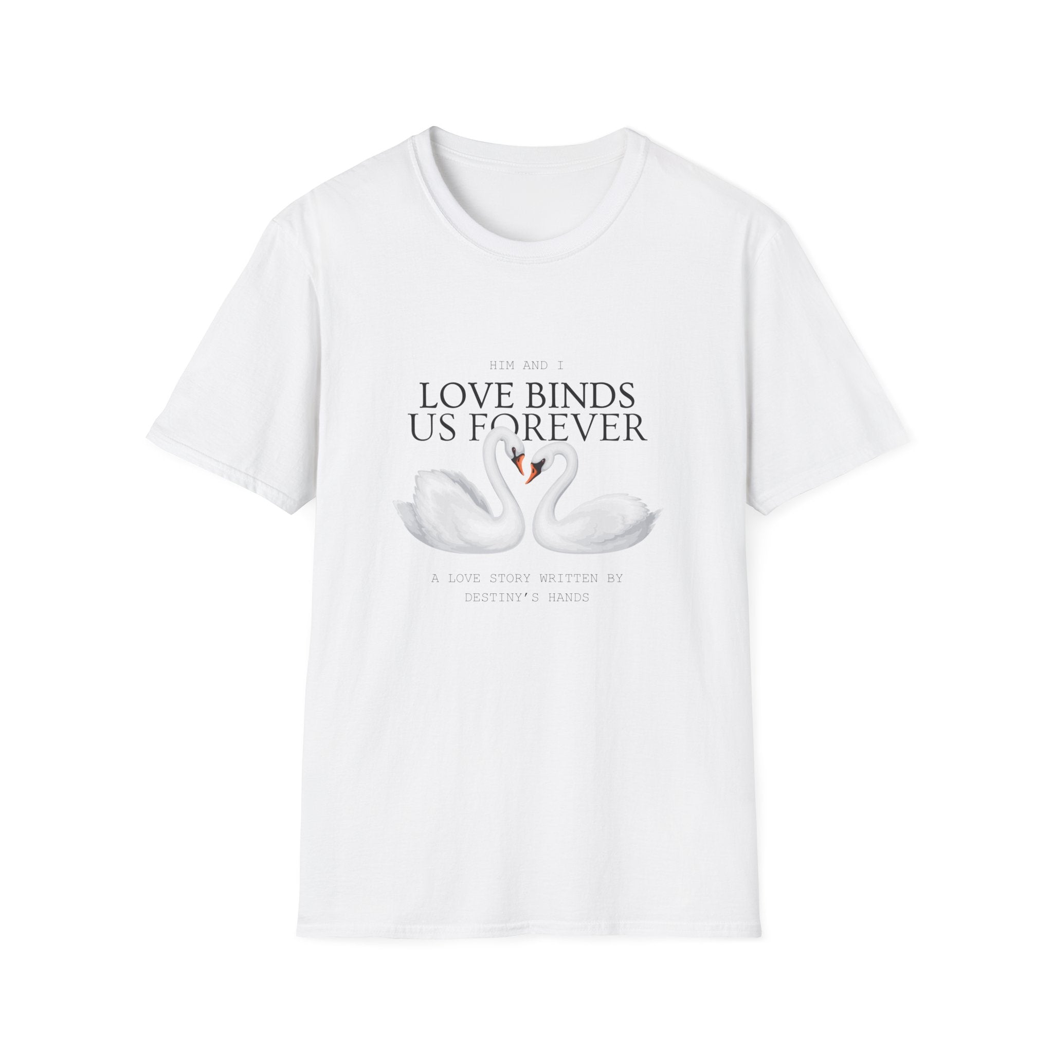 Romantic Swan Love T-Shirt | Perfect Gift for Couples