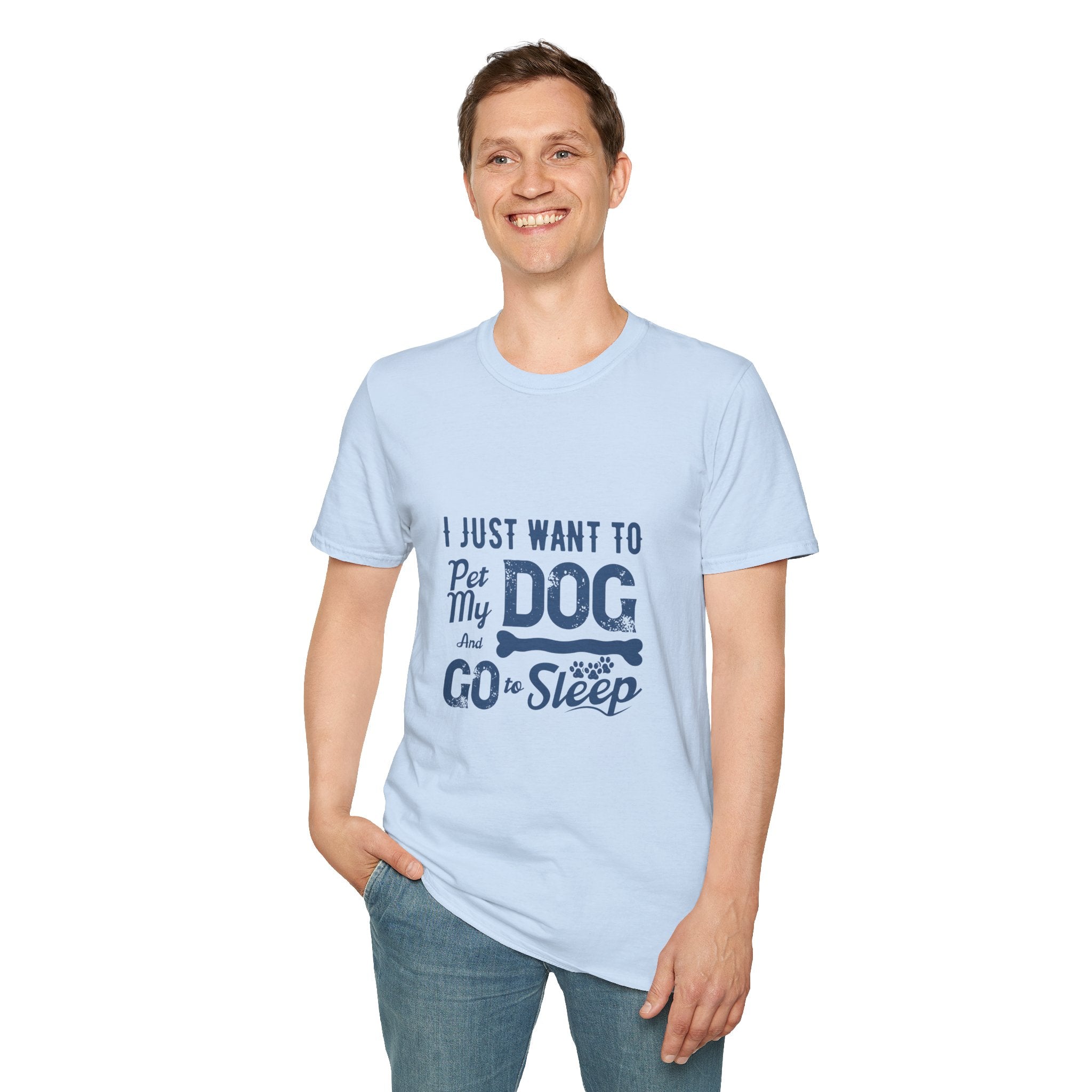 Funny Dog Lover Unisex T-Shirt, Pet Lover Gift, Cute Dog T-Shirt, Dog Mom, Dog Dad Apparel, Animal Lover Shirt