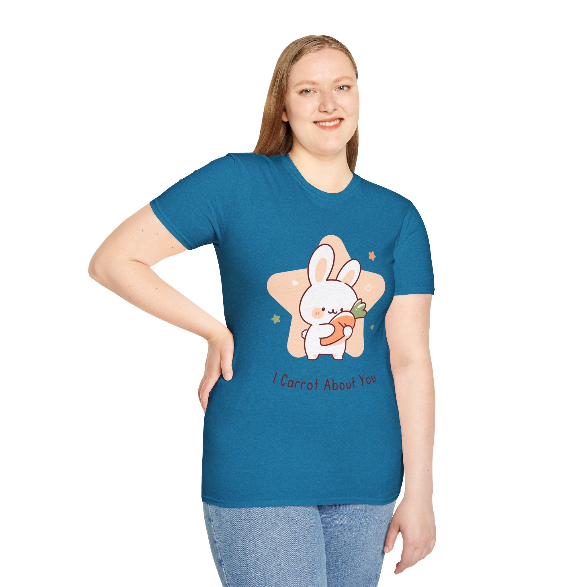 Cute Rabbit Graphic Tee, I Carrot About You Shirt