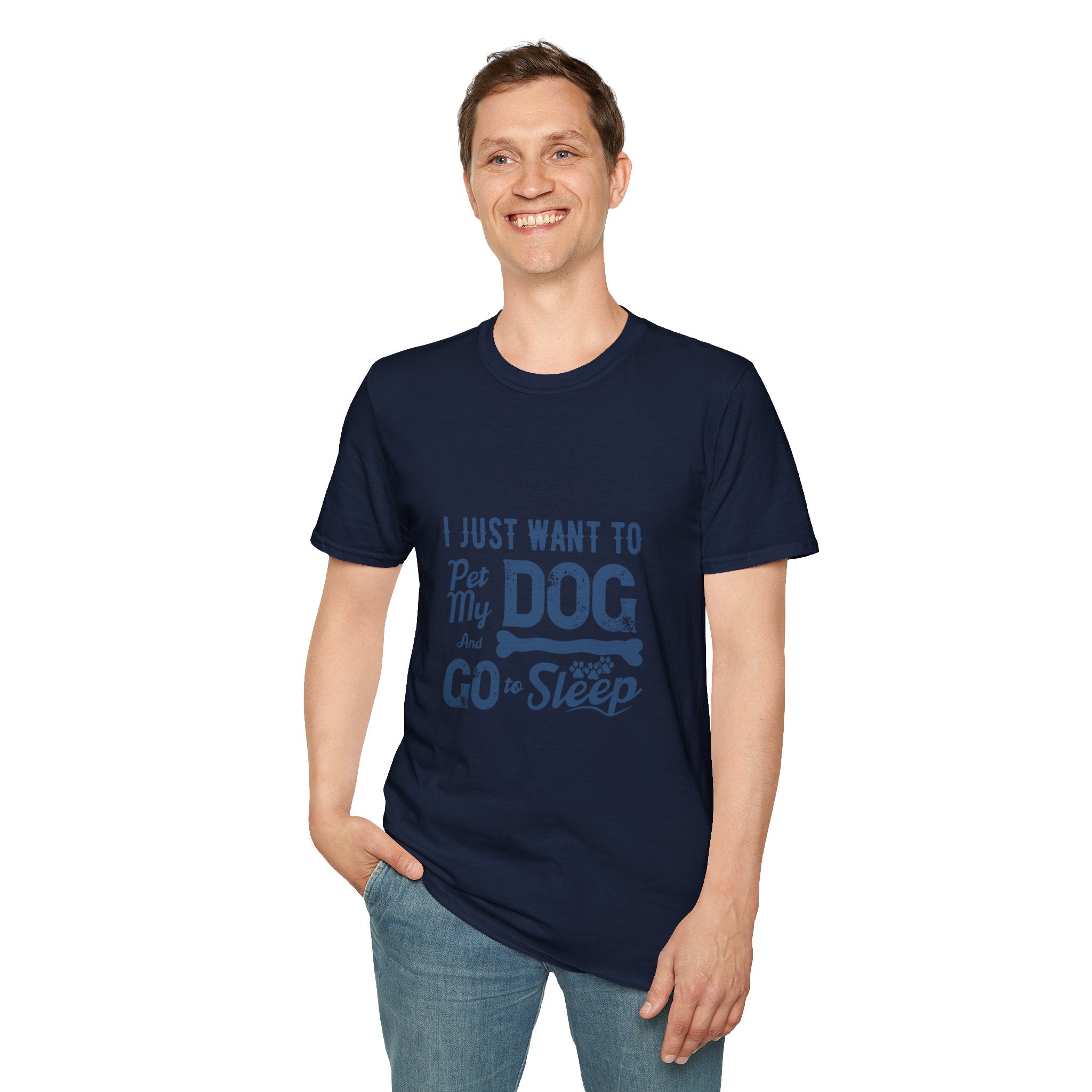 Funny Dog Lover Unisex T-Shirt, Pet Lover Gift, Cute Dog T-Shirt, Dog Mom, Dog Dad Apparel, Animal Lover Shirt