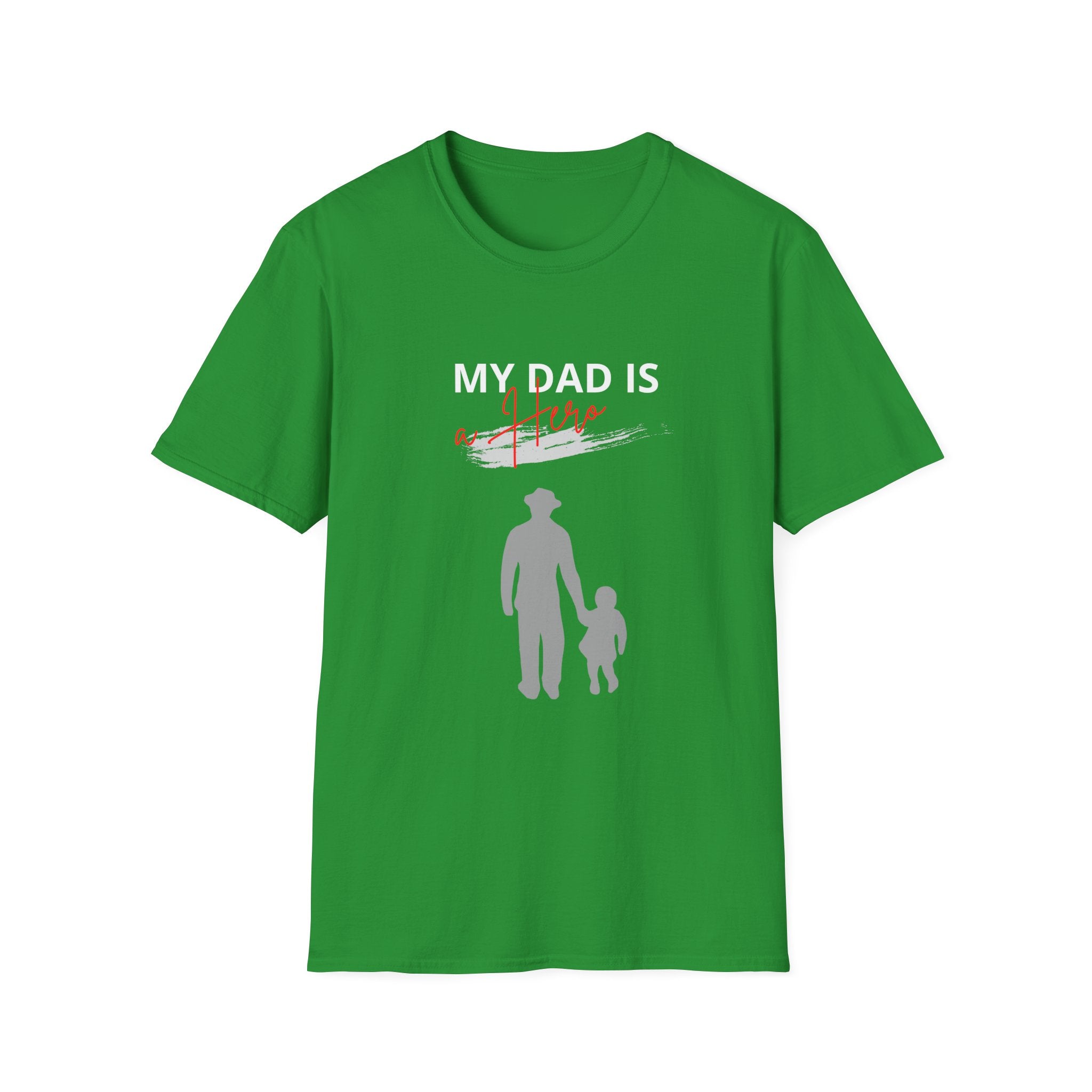 My Dad Is a Hero Unisex T-Shirt, Father's Day Gift, Casual Wear