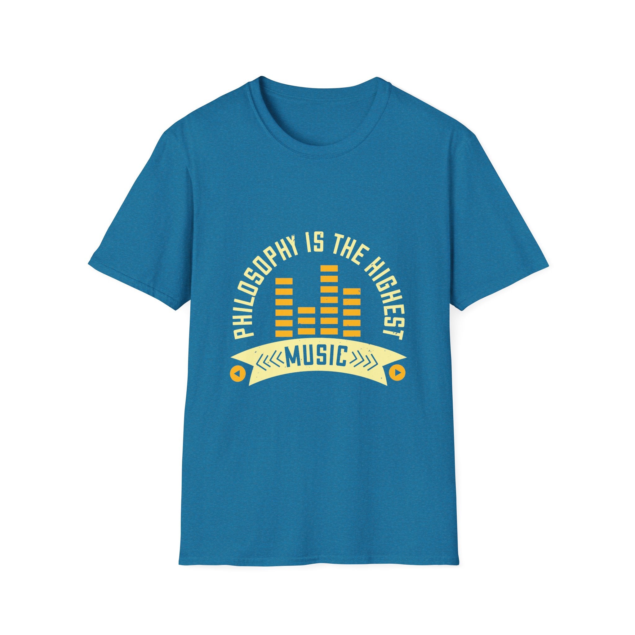 Musical Philosophy T-Shirt - Unisex Softstyle Tee, Gift for Music Lovers
