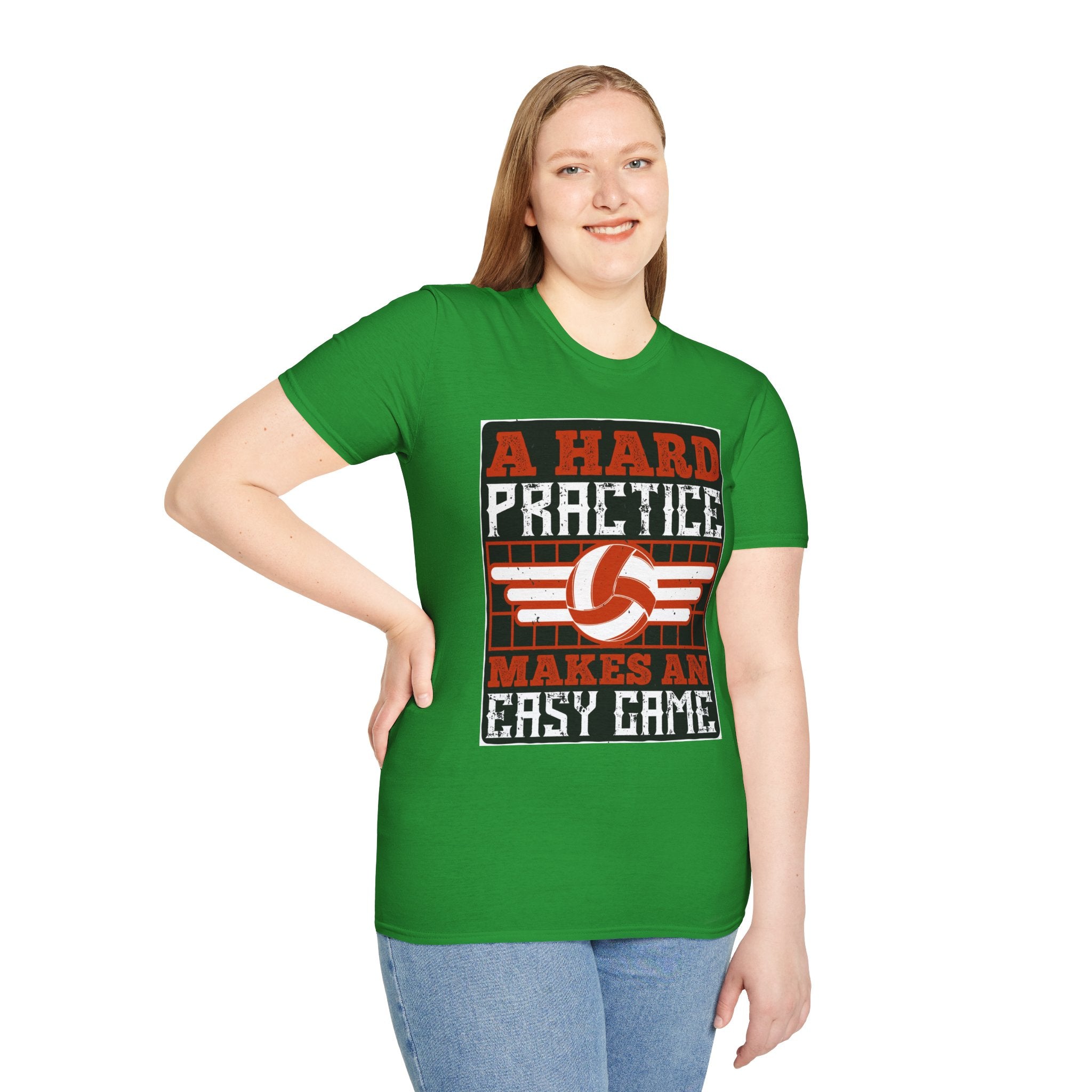 Volleyball Practice Humor Tee | Unisex Softstyle T-Shirt, Sports Shirt