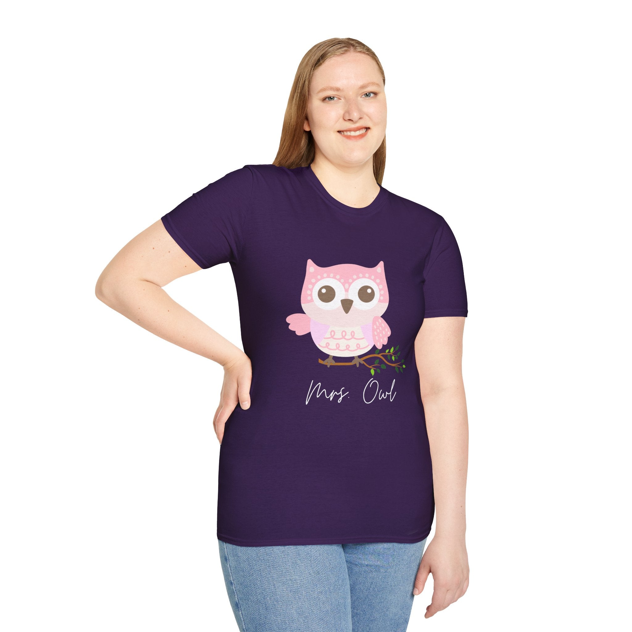 Cute Owl Unisex T-Shirt, Gift for Animal Lovers, Cozy Casual Wear