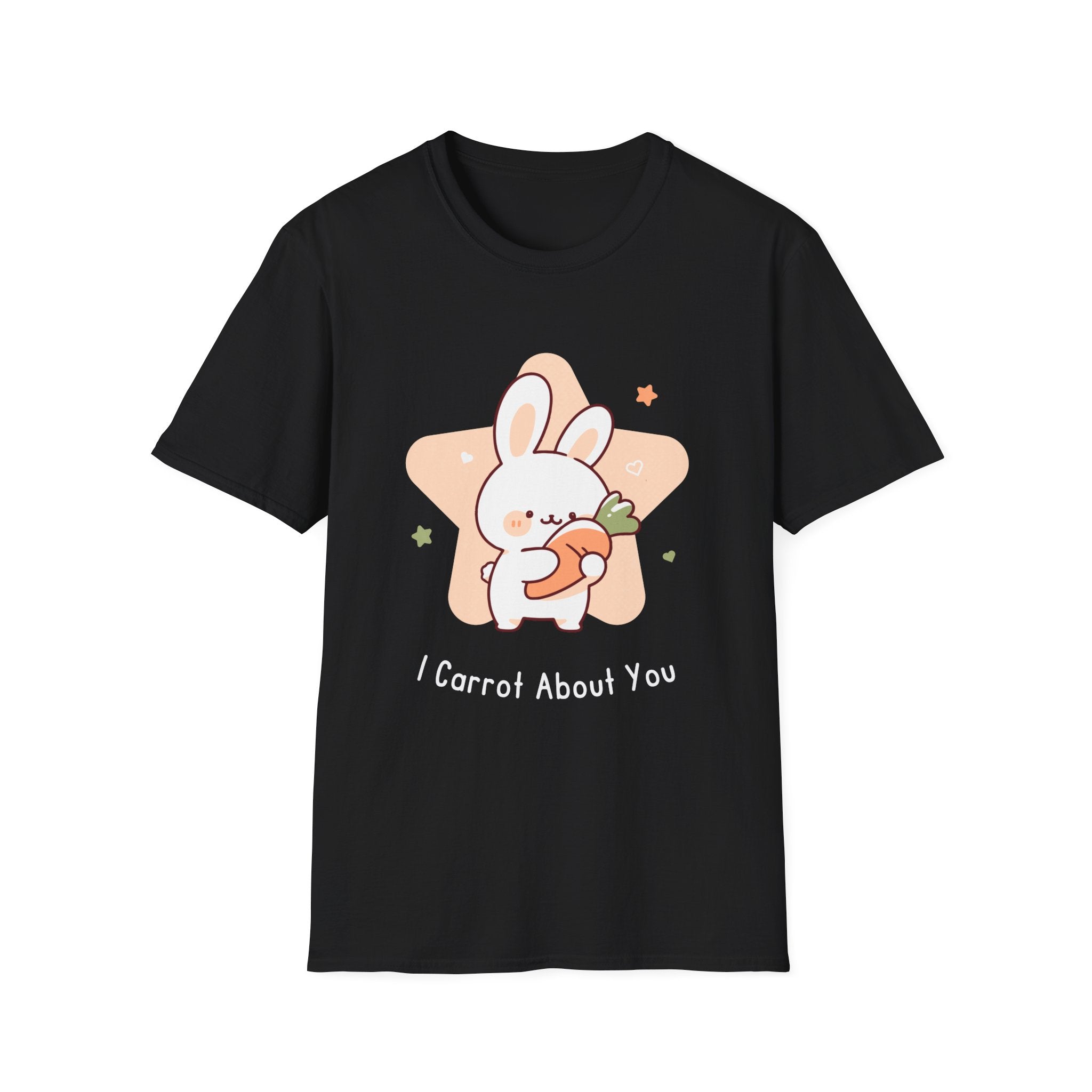 Cute Rabbit Graphic Tee, I Carrot About You Shirt