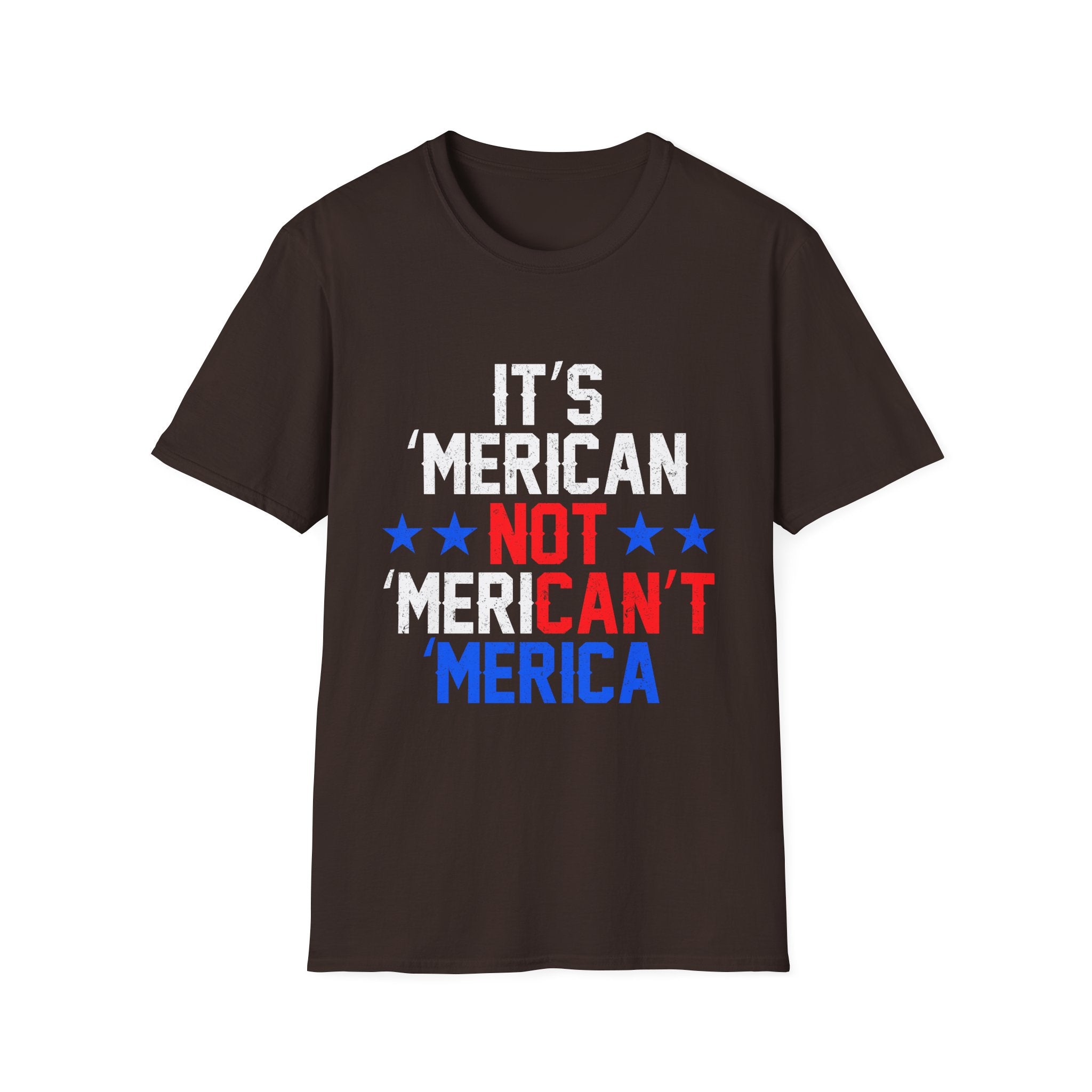 Patriotic Graphic Tee for Freedom Lovers - Unisex Softstyle T-Shirt, Casual Wear, Independence Day, Election Shirt, Gift Idea