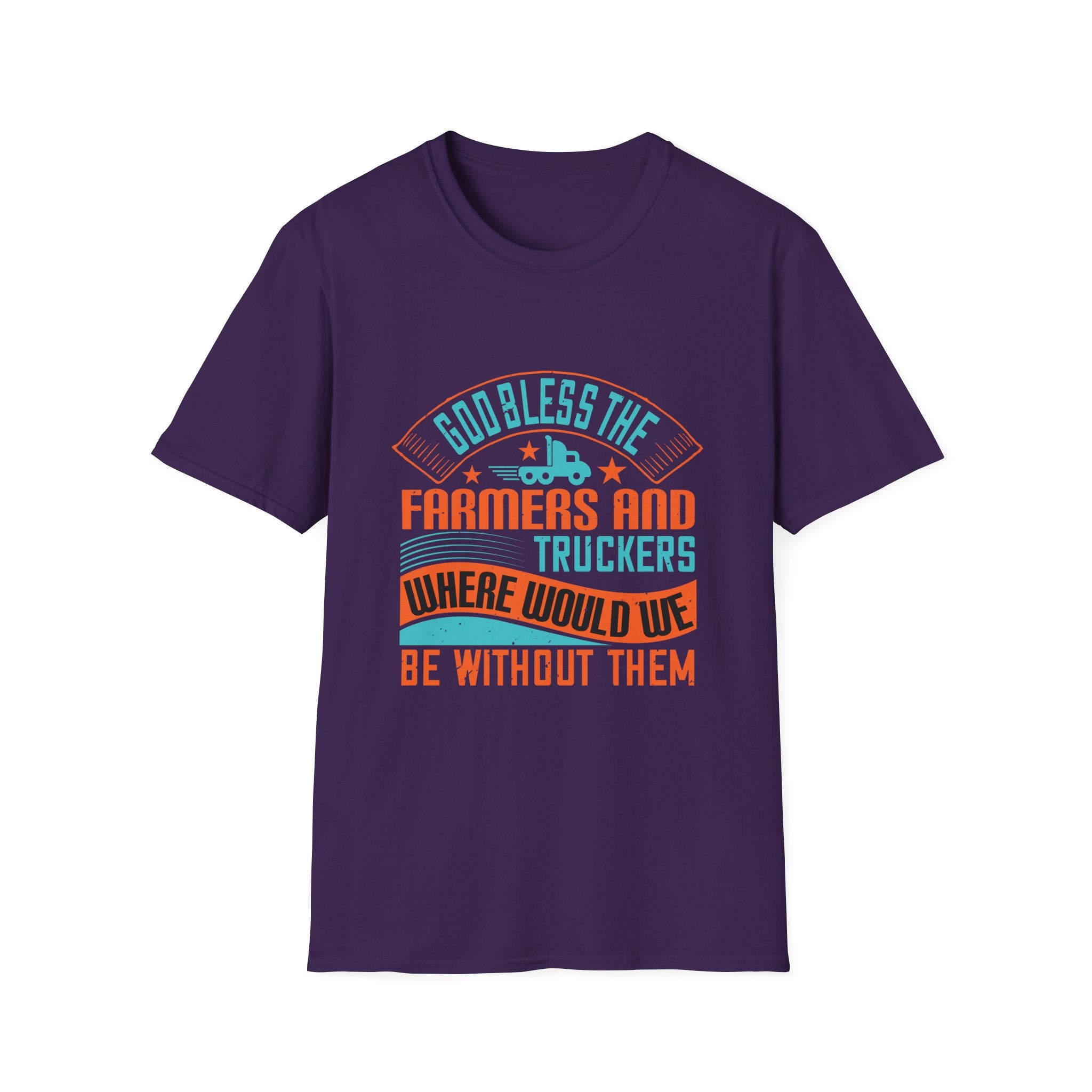 Inspirational Farmers and Truckers T-Shirt, Unisex Softstyle Tee
