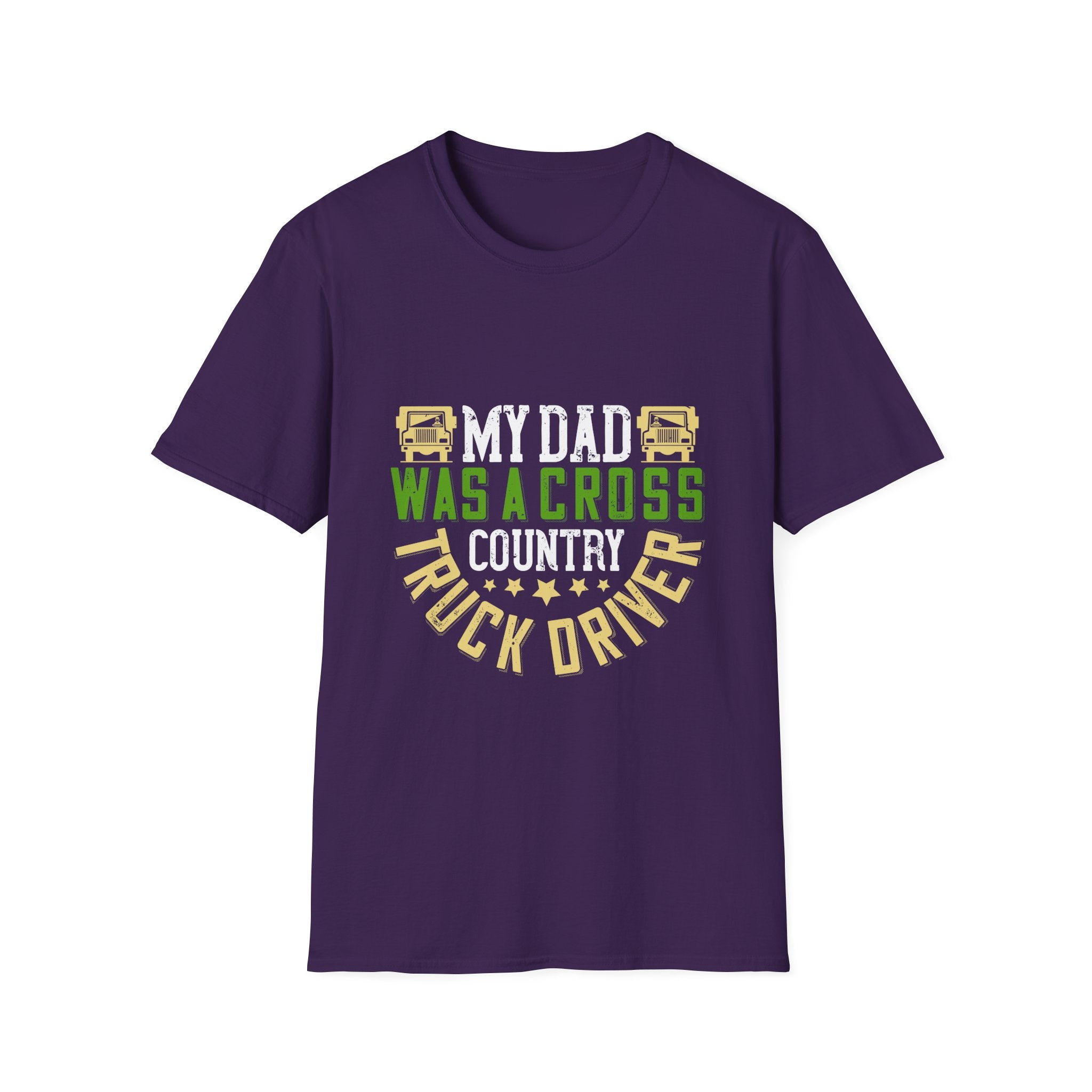 Proud Truck Driver T-Shirt, Father's Day Gift, Dad Appreciation, Cross Country Driving, Unisex Softstyle Tee