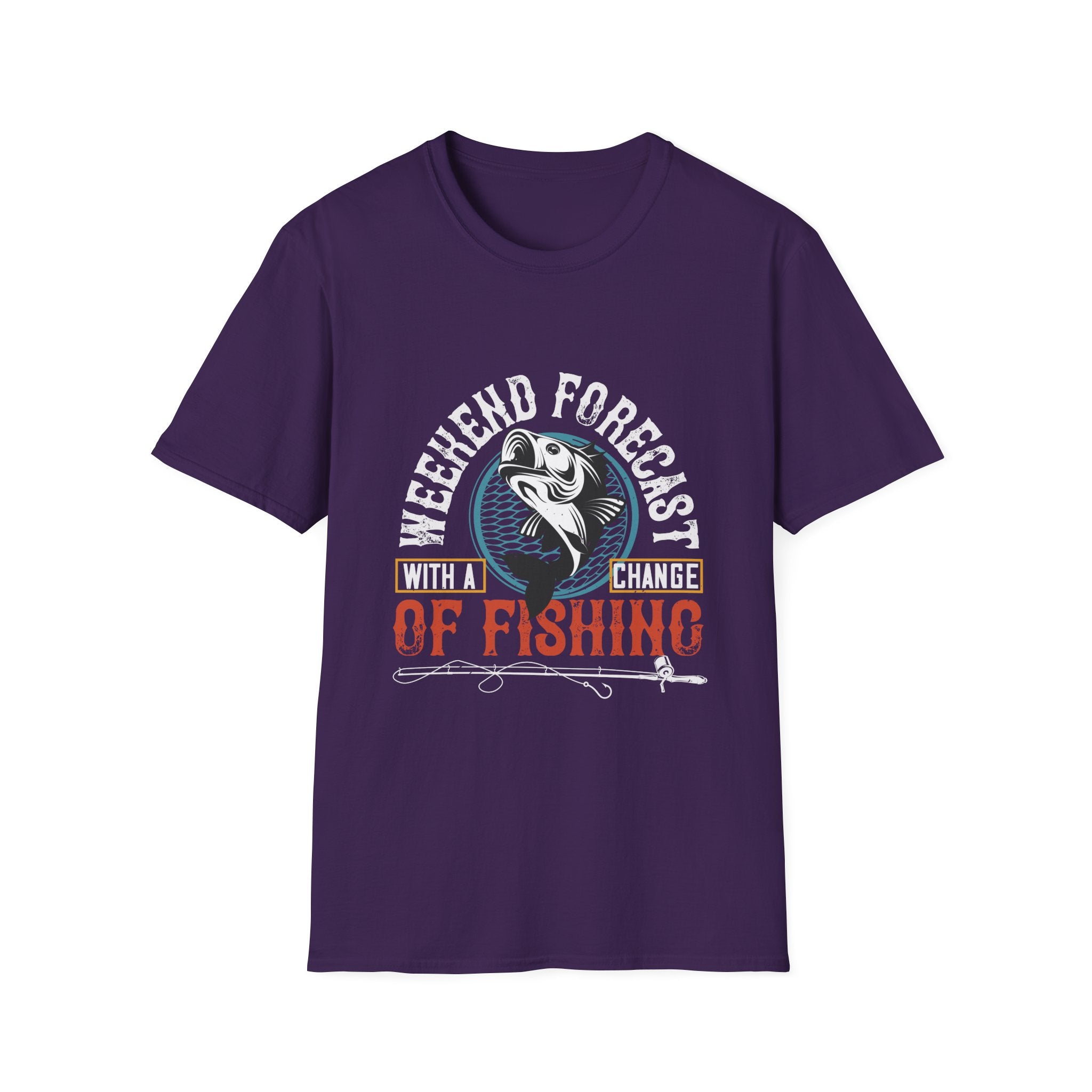 Weekend Fishing Forecast Unisex T-Shirt, Fishing Shirt