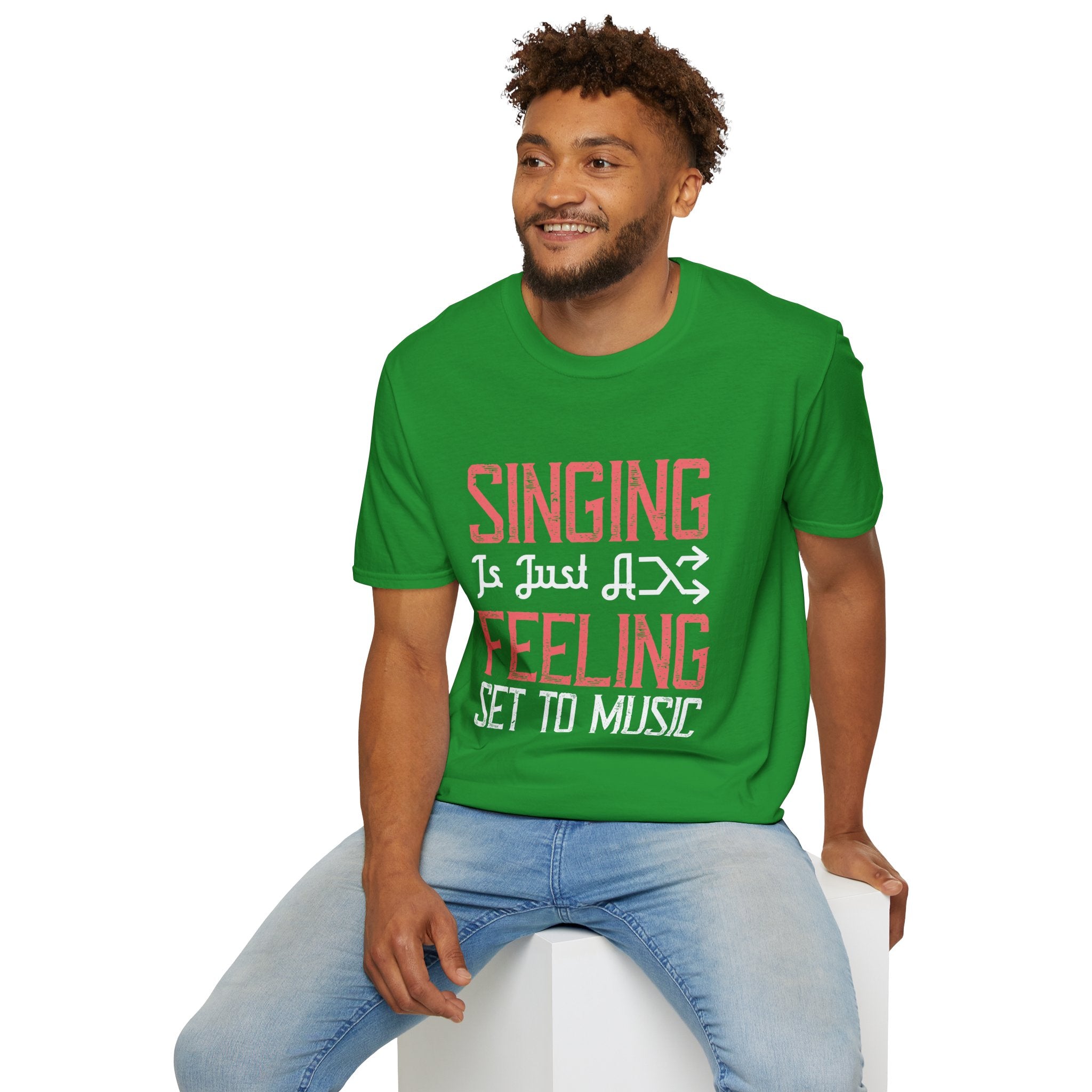 Singing Quote T-Shirt, Unisex Music Lover Tee, Gift for Singers