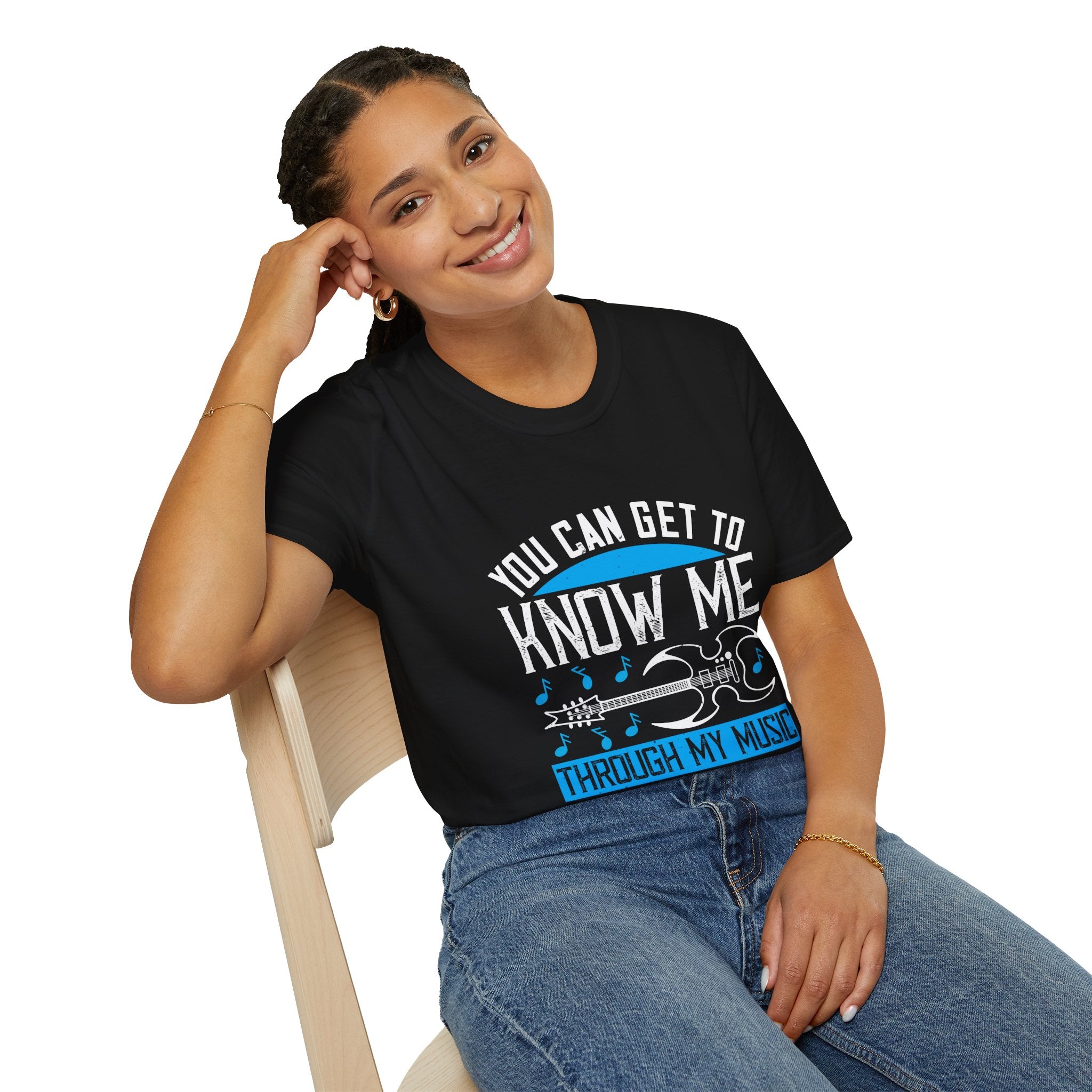 Unisex Music Quote T-Shirt, Softstyle Graphic Tee, Gift for Musicians
