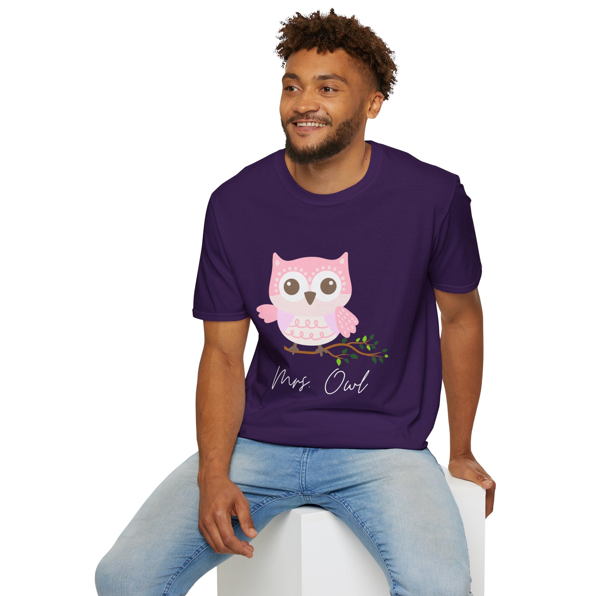 Cute Owl Unisex T-Shirt, Gift for Animal Lovers, Cozy Casual Wear