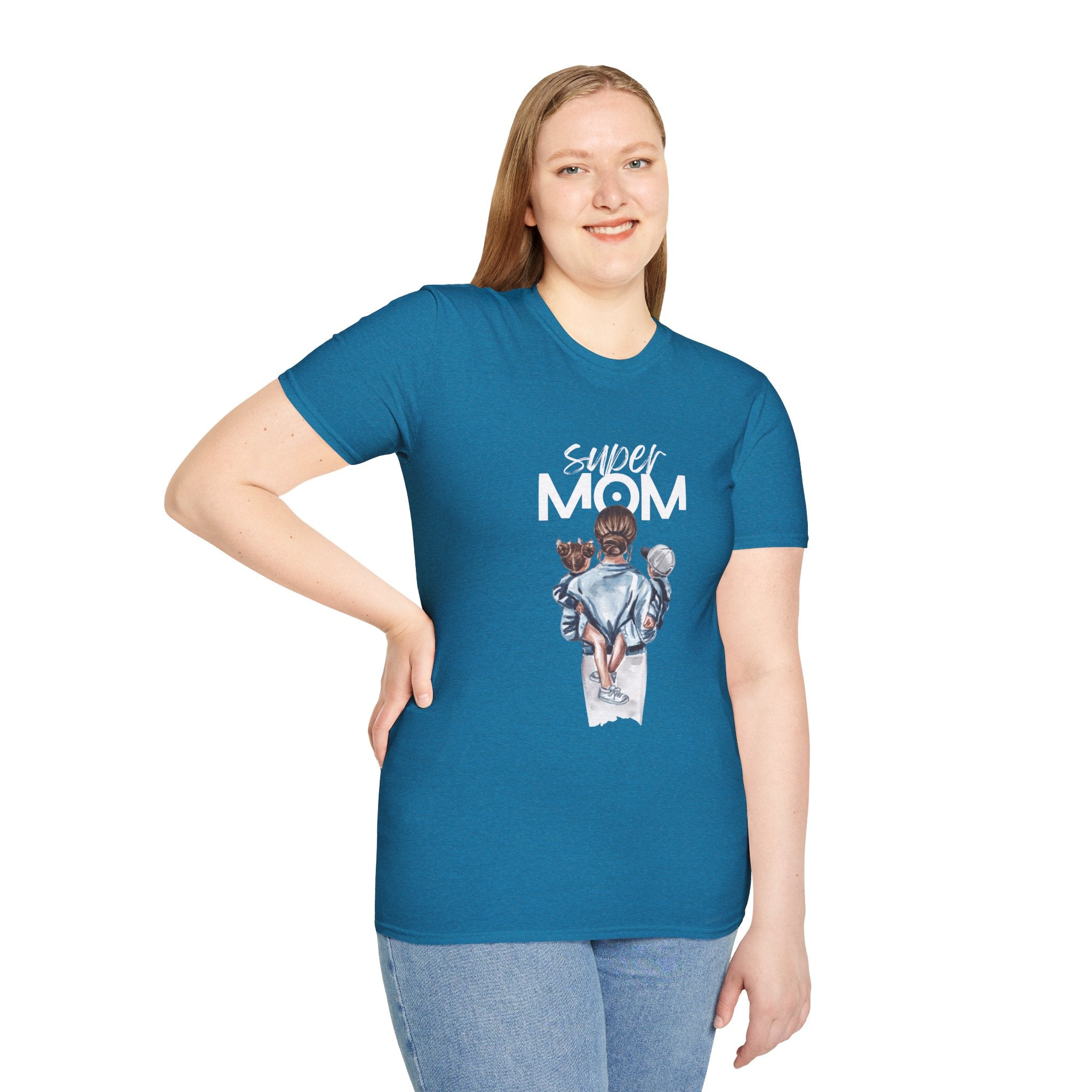Super Mom Unisex Softstyle T-Shirt | Unisex T-Shirt