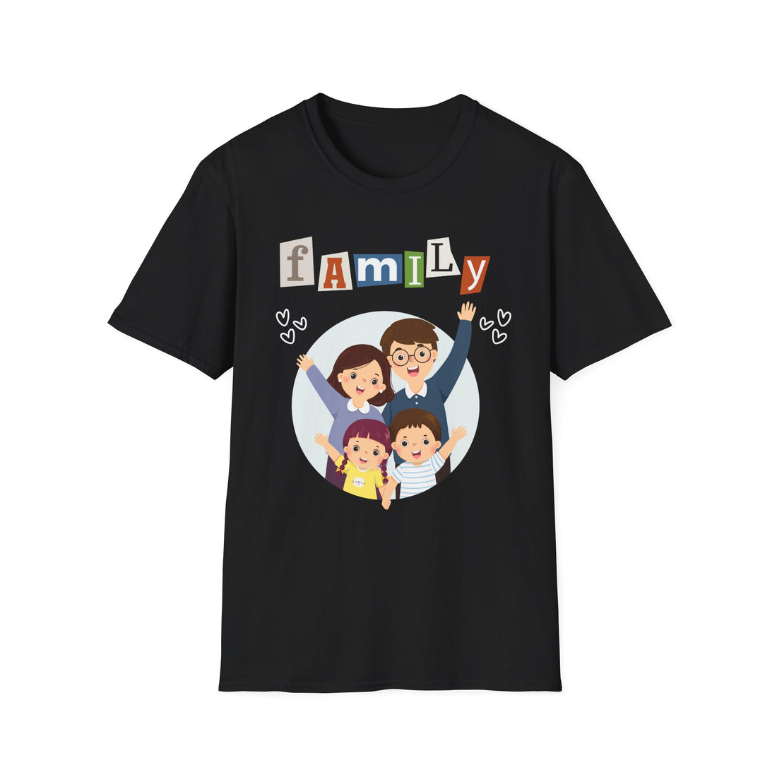 Family Love Unisex T-Shirt, Perfect Gift for Parents