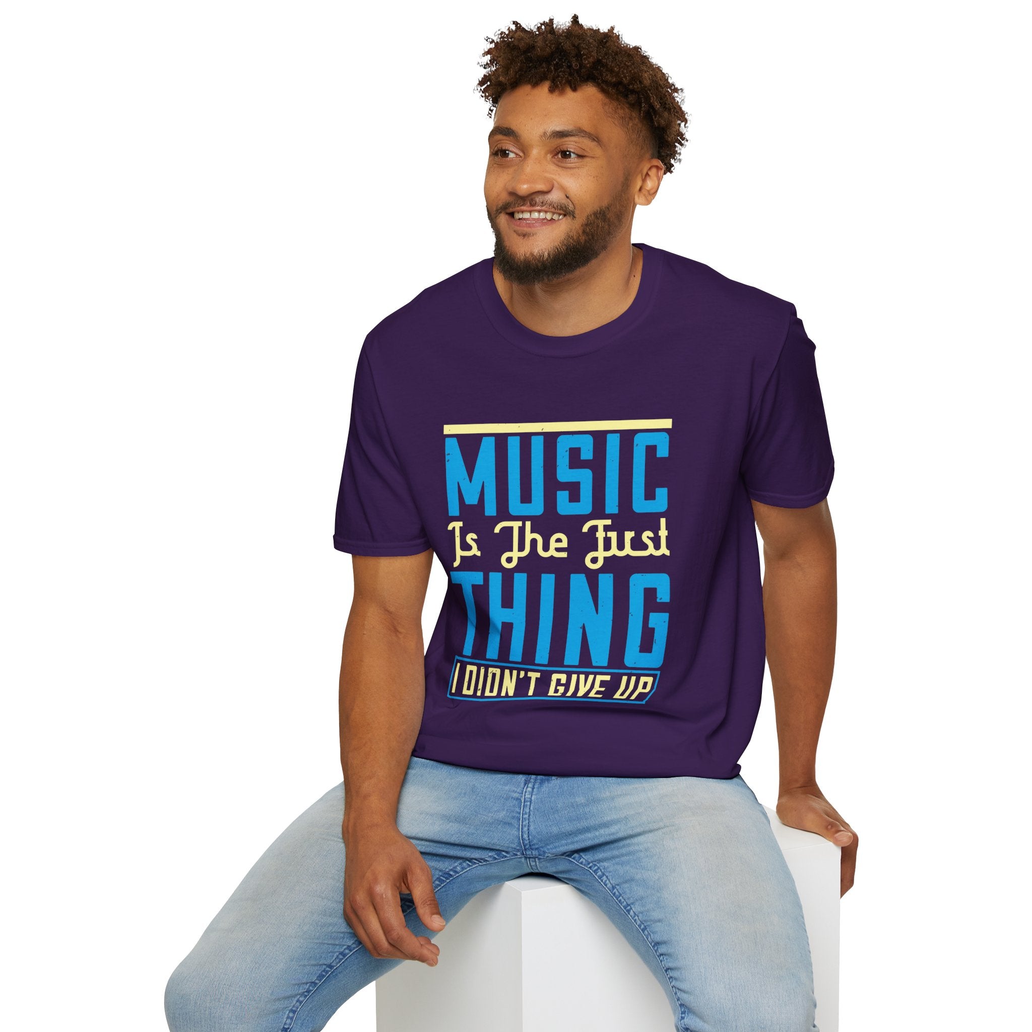 Music Motivational Unisex T-Shirt, Music Lover Gift, Inspirational Tee
